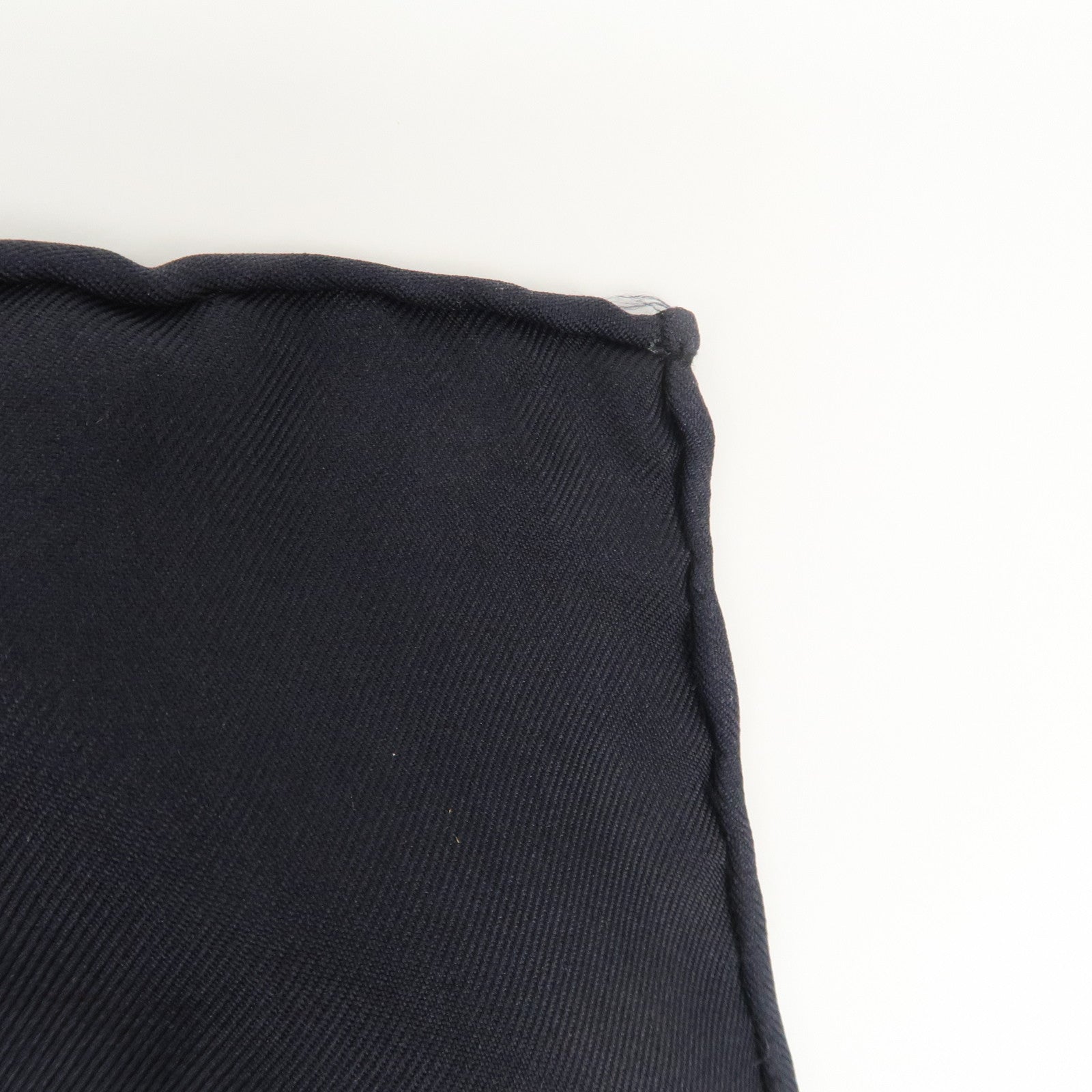 HERMES Carre 90 Silk 100% COUVEE D'HERMES Scarf Black Brown