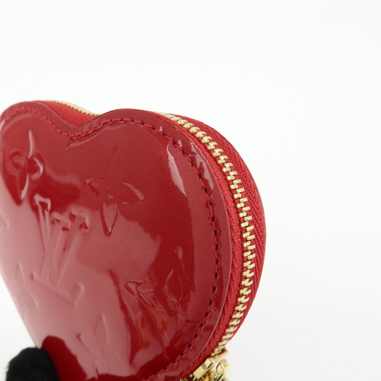 Louis Vuitton Monogram Vernis Porte Monnaie Coeur Coin Case M93562