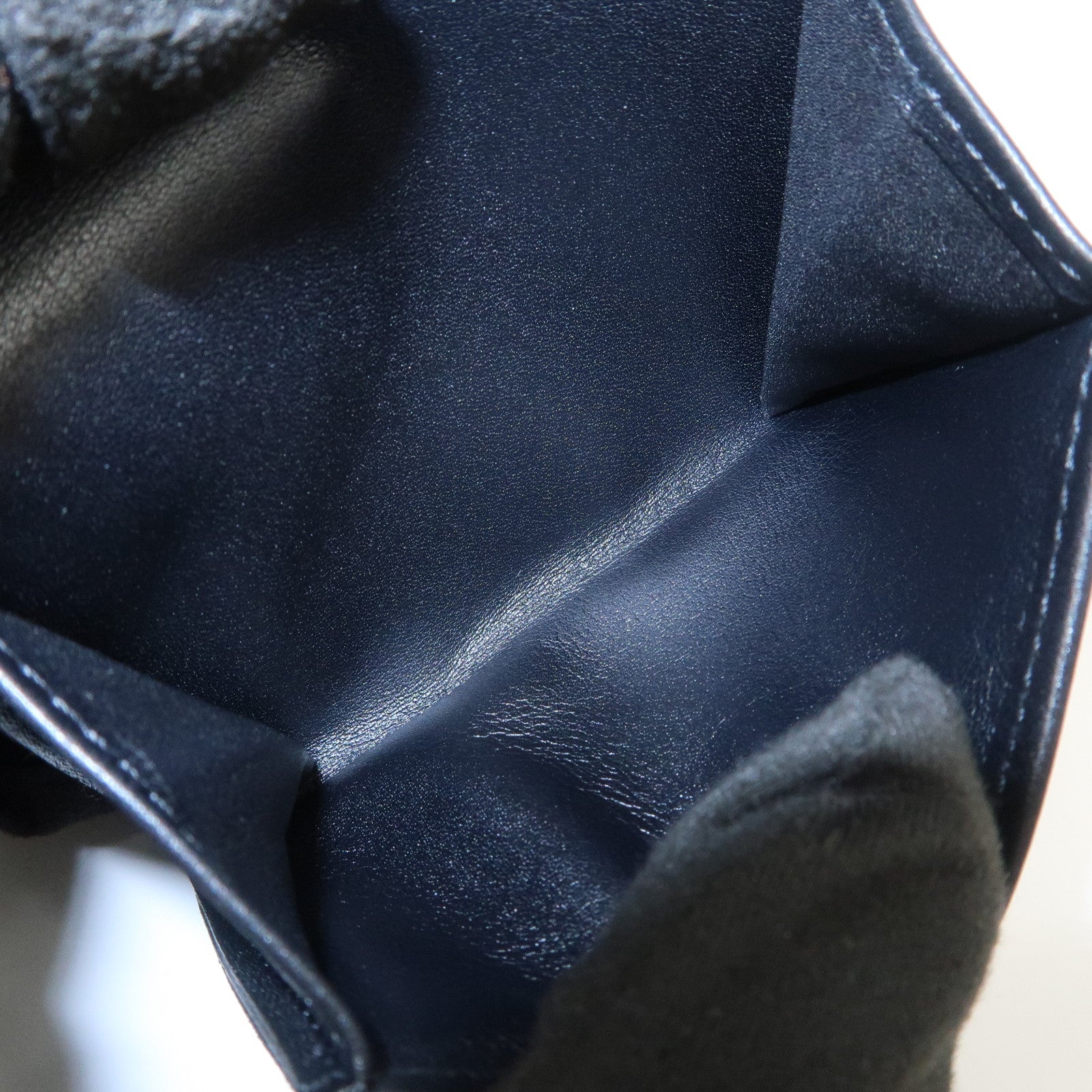 Louis Vuitton Monogram Satin Porte Monnaie Coin Case Noir M92137
