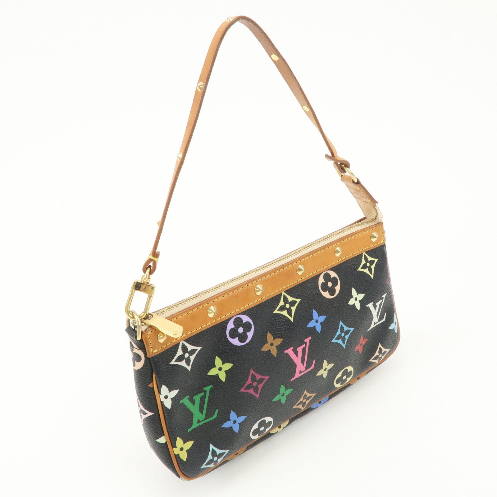 Louis Vuitton Monogram Multicolor Pochette Accessoires Noir M92648 Used