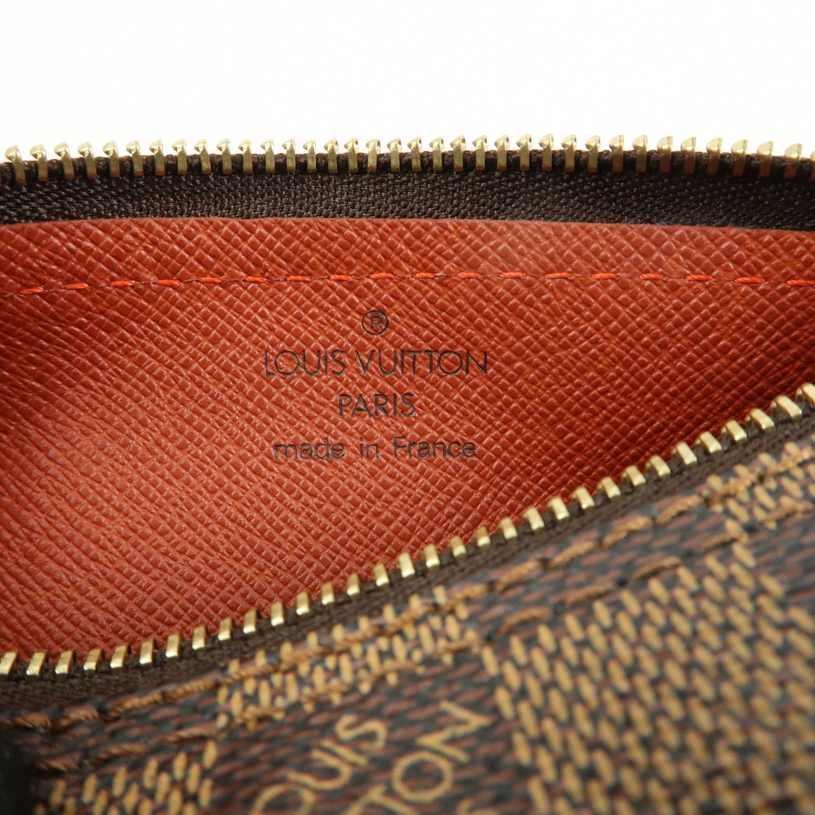 Louis Vuitton Damier Ebene Mini Pouch for Papillon Bag Brown