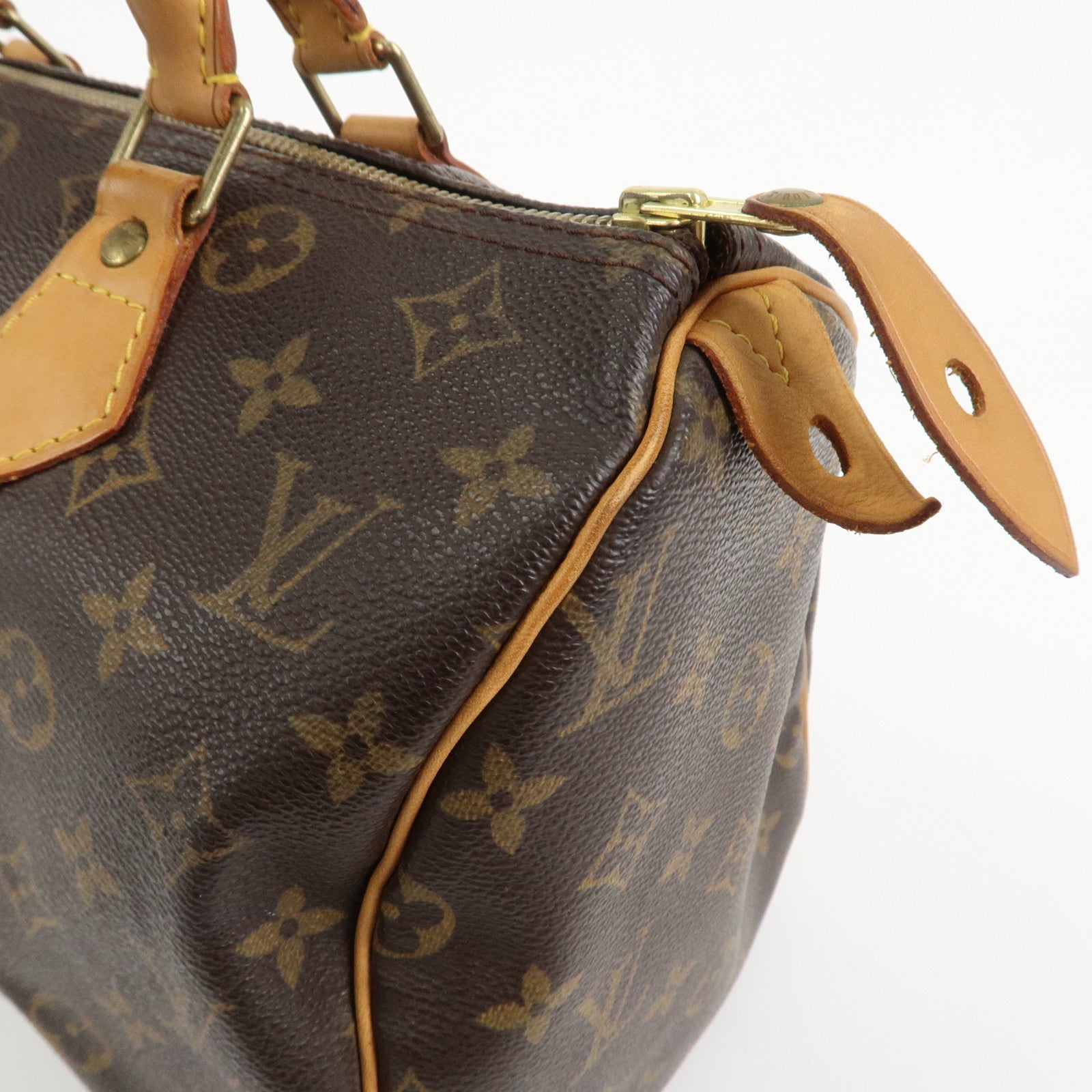 Louis Vuitton Monogram Speedy 30 Boston Bag Hand Bag Brown M41526