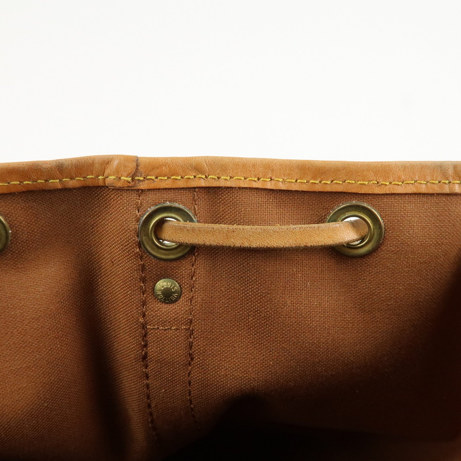 Louis Vuitton Monogram Canvas Petit Noe Shoulder Bag Brown M42226