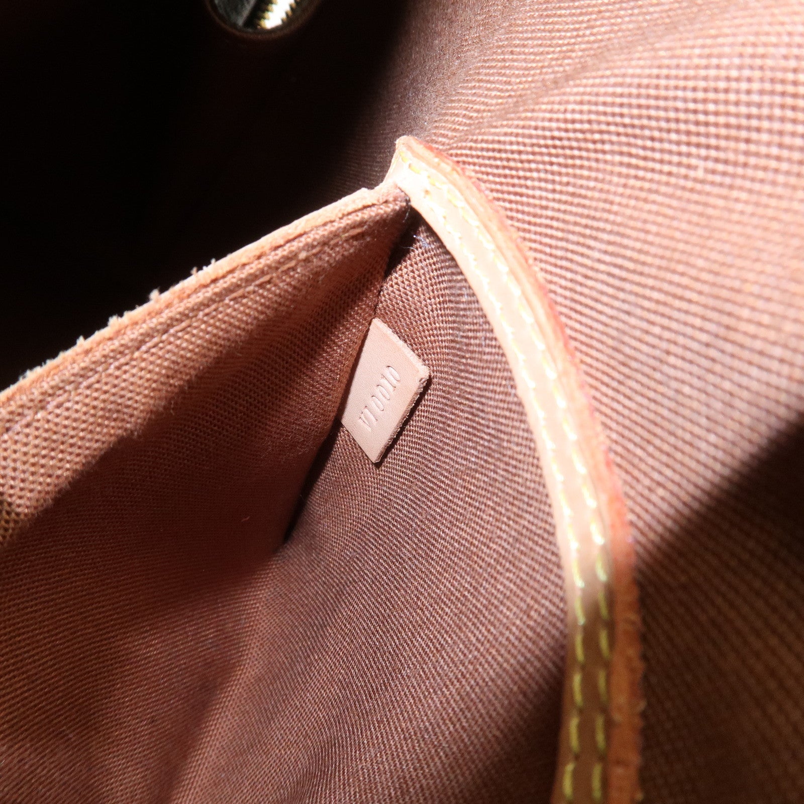 Louis Vuitton Monogram Alma Hand Bag Brown M51130