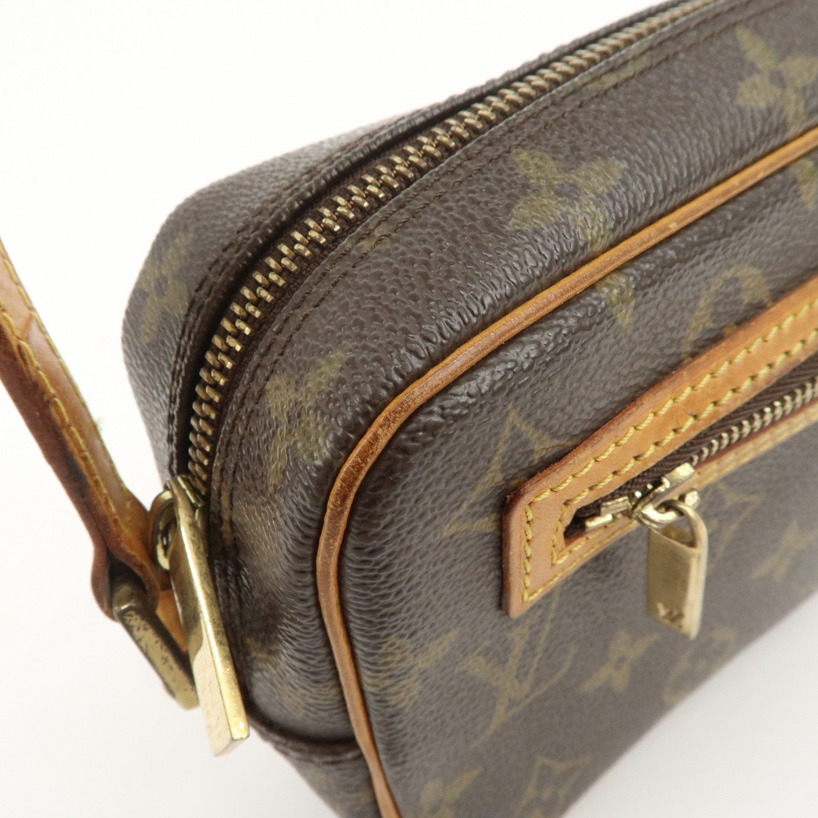 Louis Vuitton Monogram Pochette Cite Shoulder Bag Brown M51183