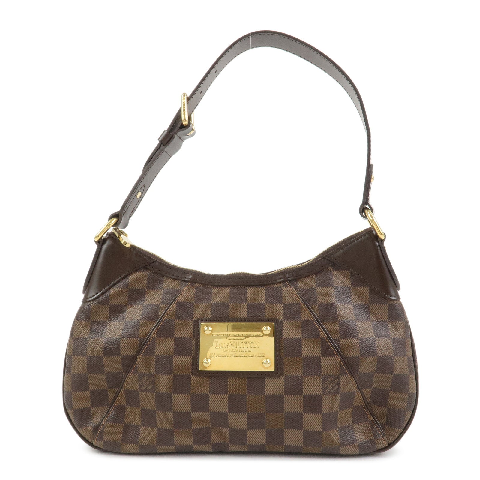 Louis Vuitton Damier Ebene Thames PM Shoulder Bag Hand Bag N48180