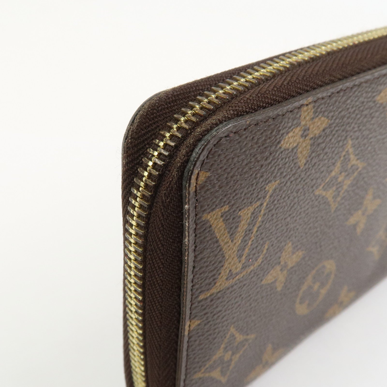 Louis Vuitton Monogram Canvas Zippy Long Wallet Brown M60017