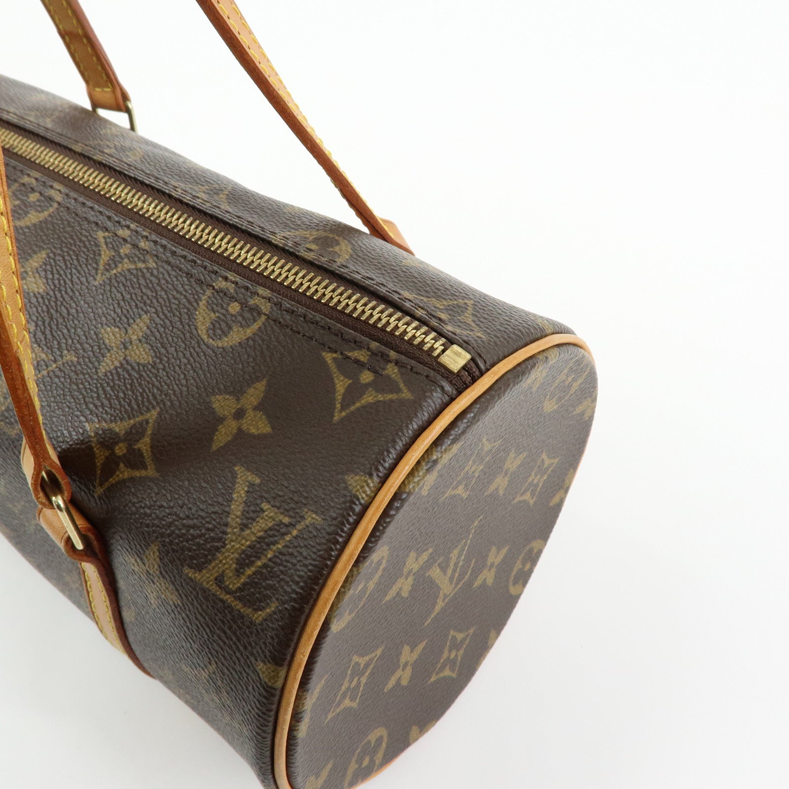 Louis Vuitton Monogram Papillon 26 Hand Bag Brown M51386