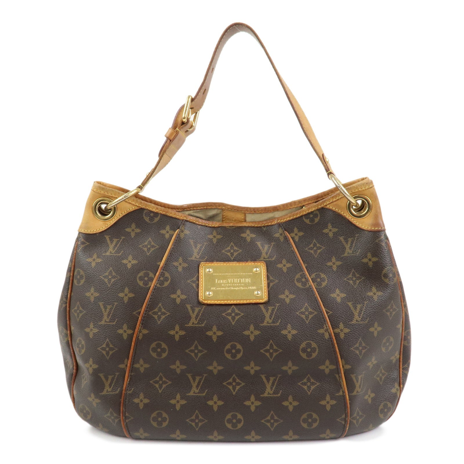 Louis Vuitton Monogram Galliera PM Shoulder Bag Brown M56382