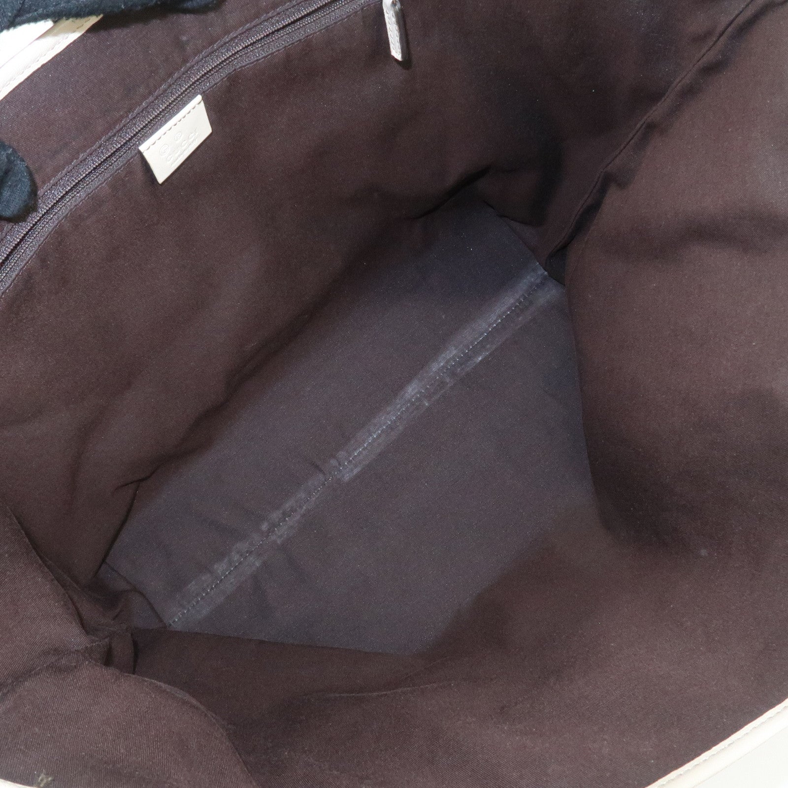 GUCCI Interlocking G Denim Leather Tote Bag Shoulder Bag Blue 257245 Used