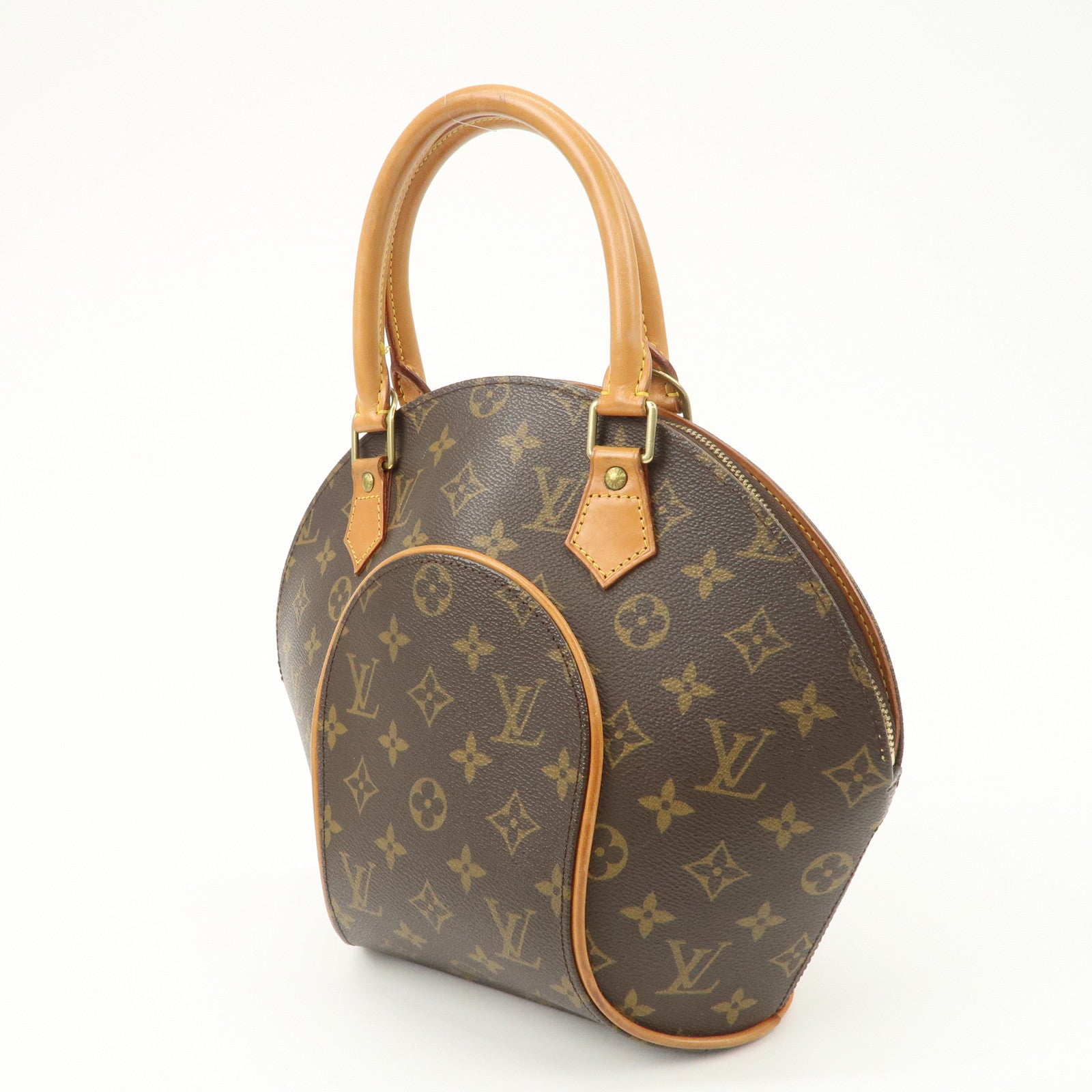 Louis Vuitton Monogram Ellipse PM Hand Bag Brown M51127