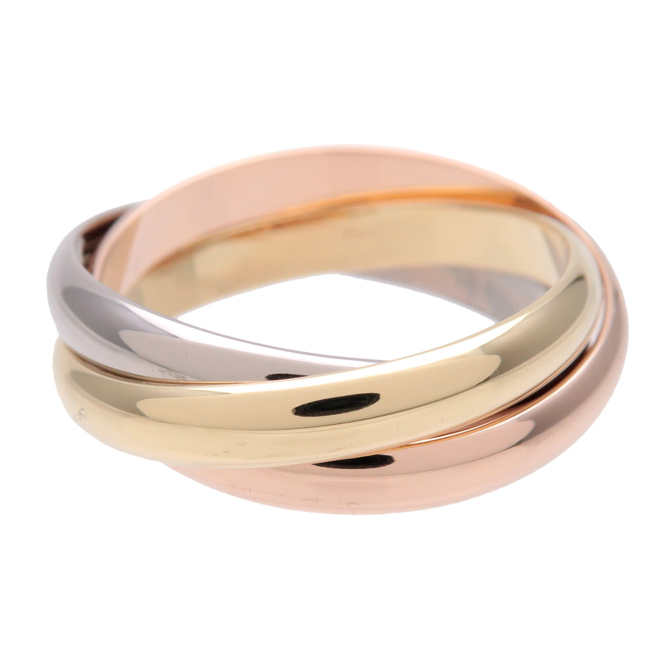 Cartier Trinity Ring MM K18 750YG/WG/PG Gold #59 US8.5 EU59 HK19