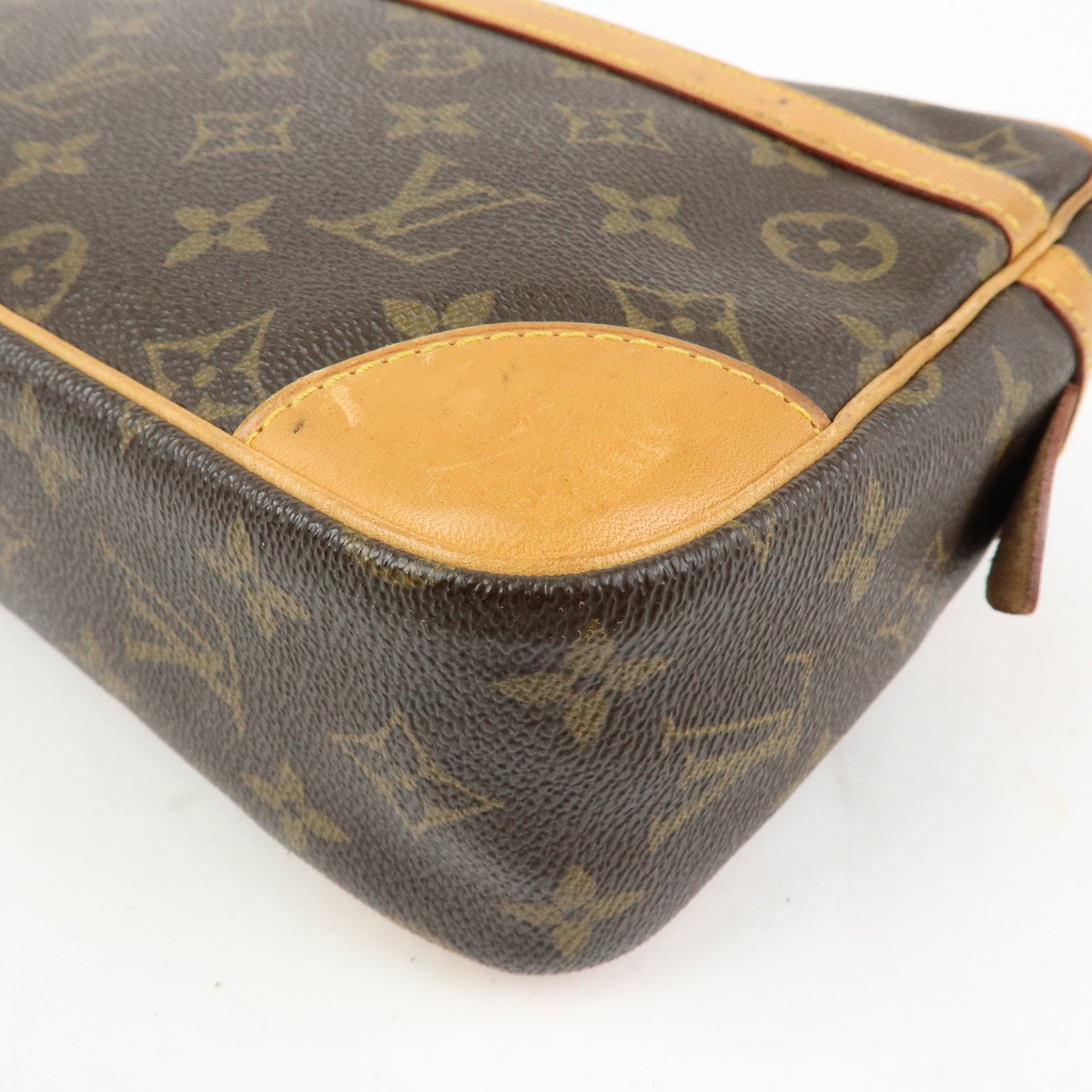 Louis Vuitton Monogram Compiegne 28 Pouch Clutch Bag Brown M51845