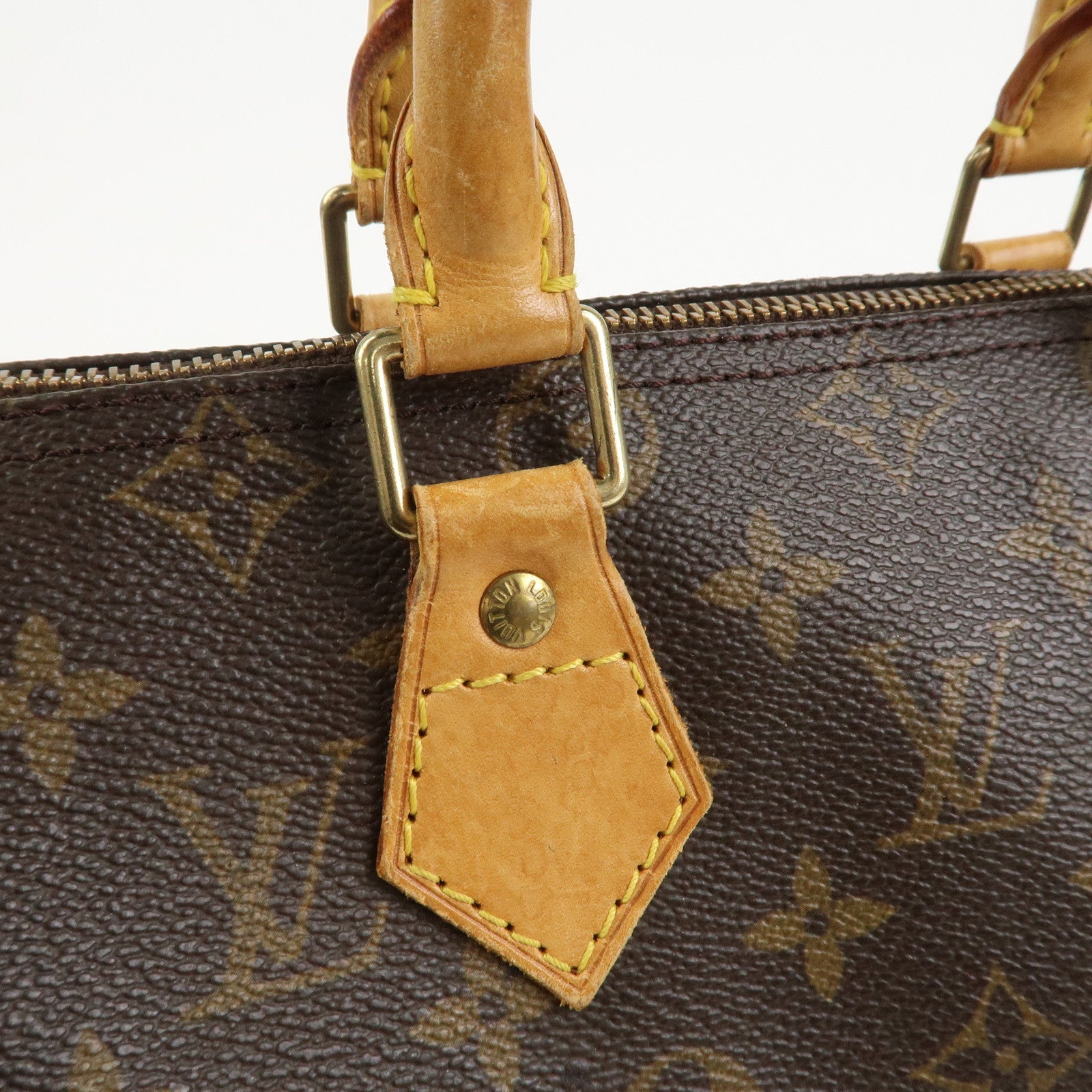 Louis Vuitton Monogram Speedy 25 Boston Bag Hand Bag Brown M41528