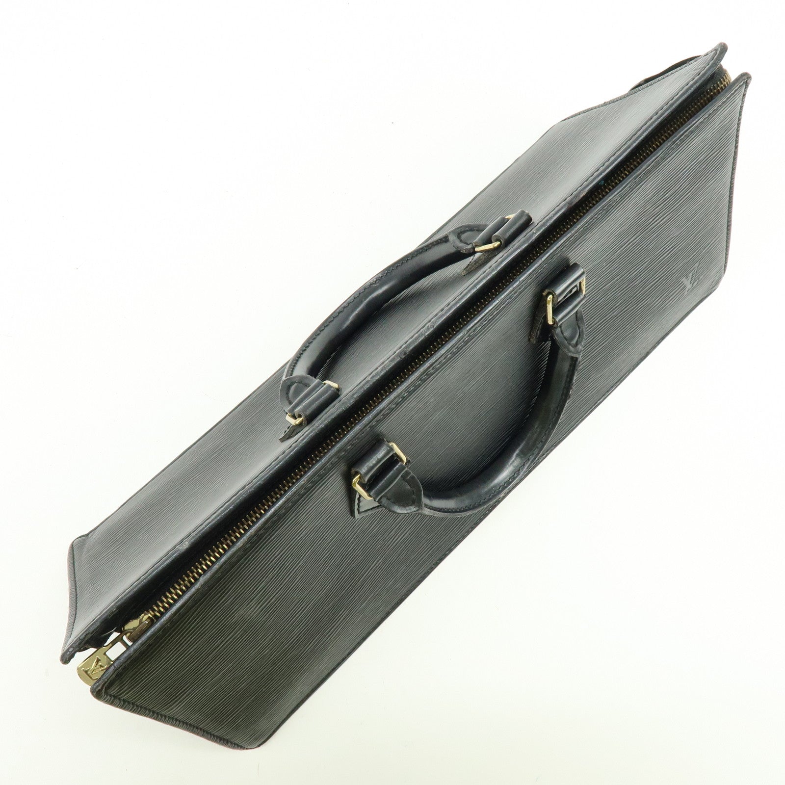 Louis Vuitton Epi Leather Sac Triangle Hand Bag Noir Black M52092