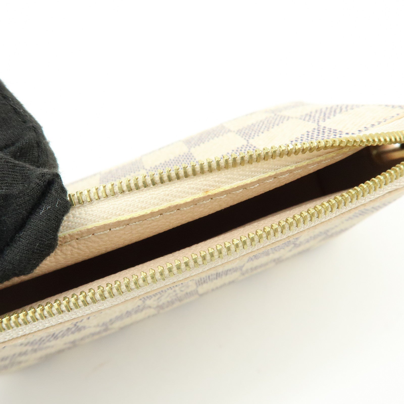 Louis Vuitton Damier Azur Canvas Pochette Cosmetic PM Pouch N60024