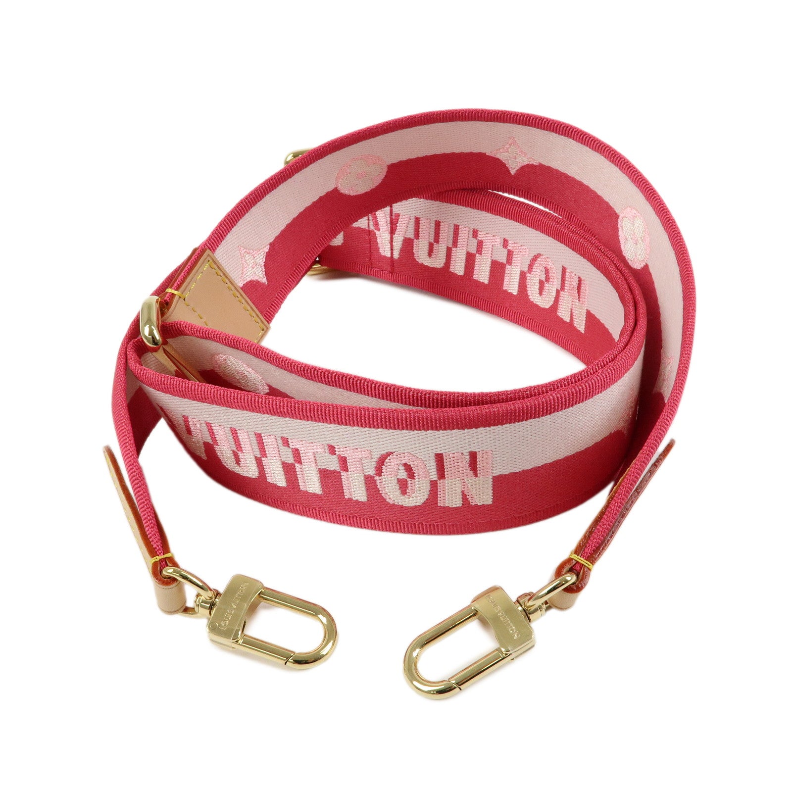 Louis Vuitton Adjustable Shoulder Strap for Neverfull BB Rose Peony