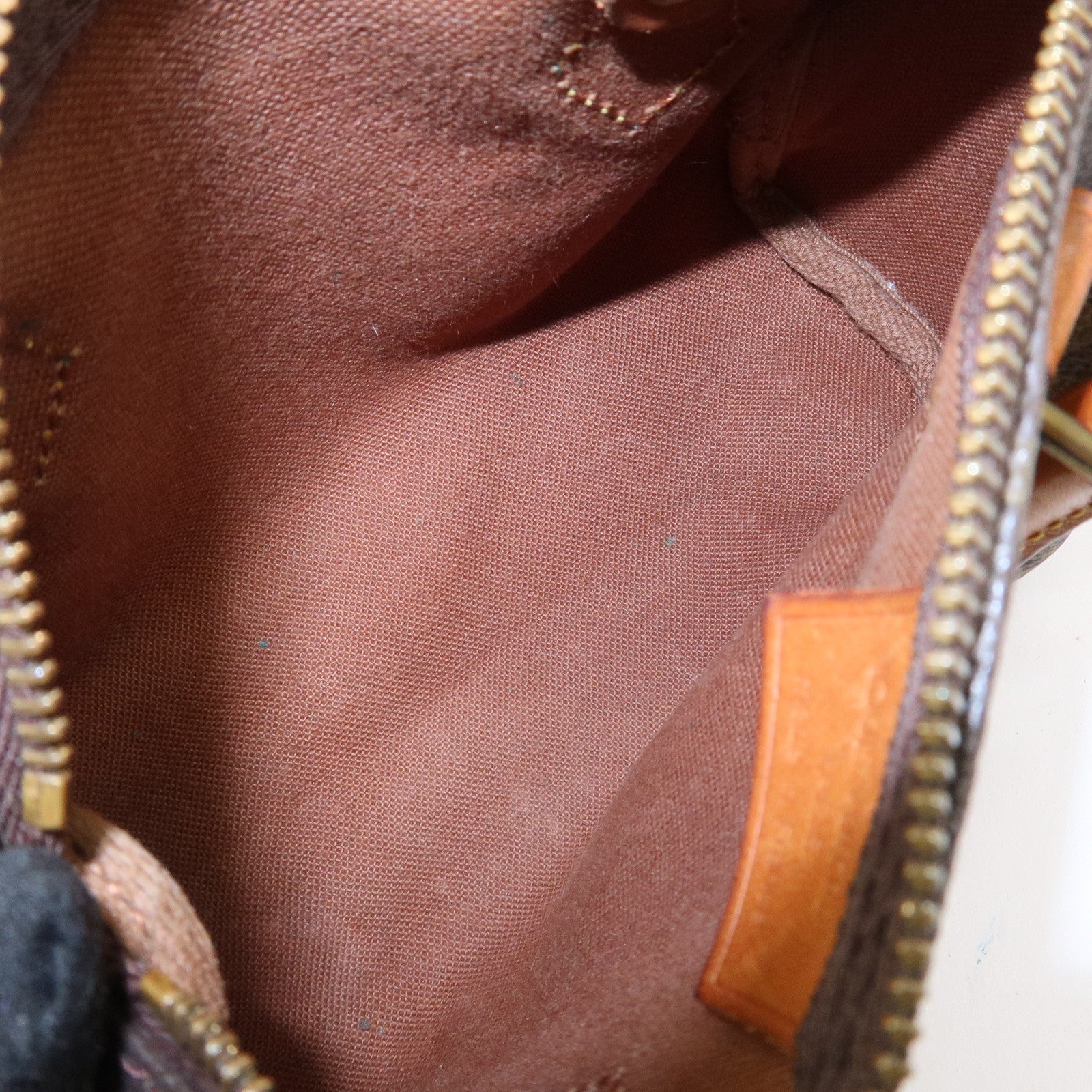 Louis Vuitton Monogram Mini Speedy Hand Bag Brown M41534