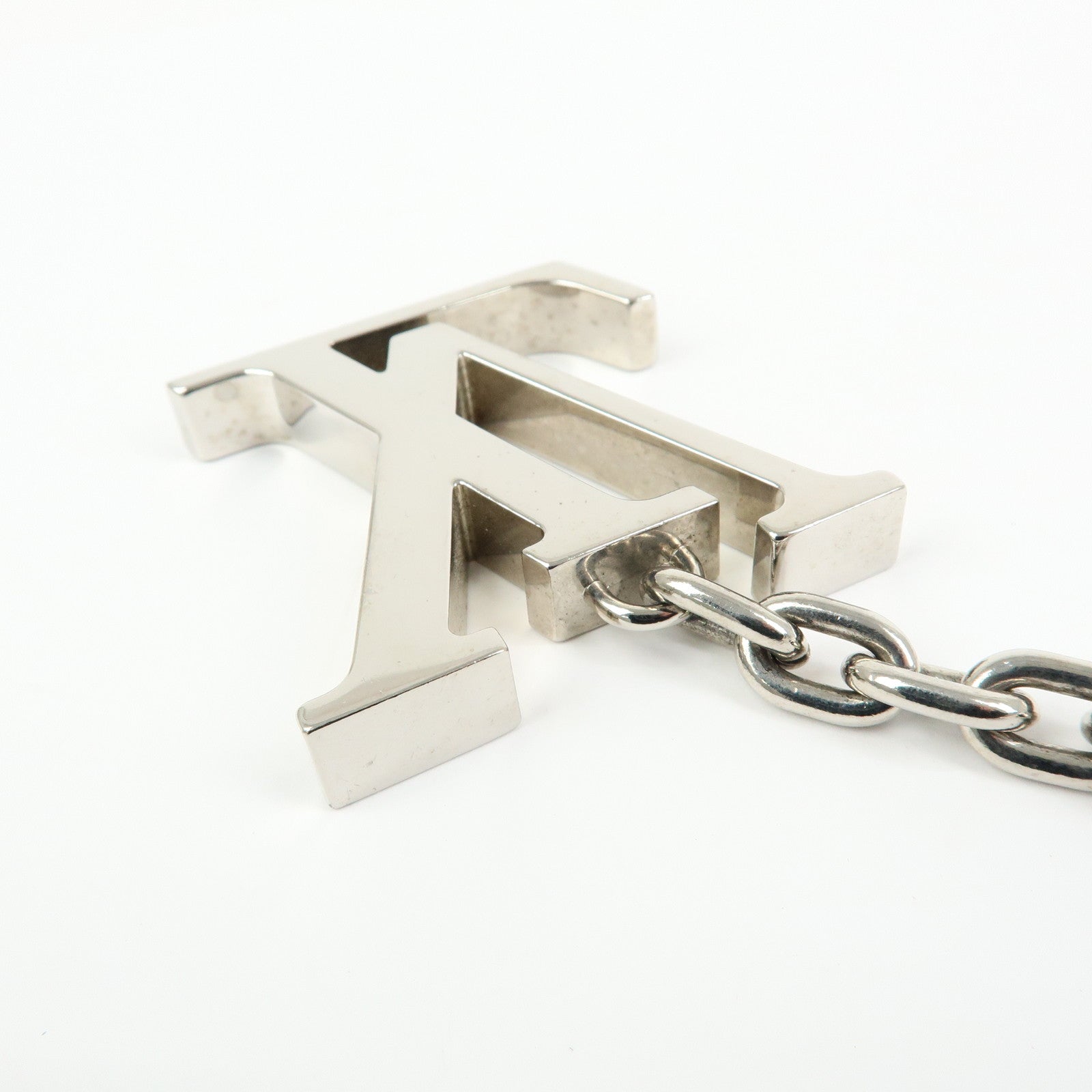 Louis Vuitton Porte Cles Initiales LV Bag Charm Silver M65071