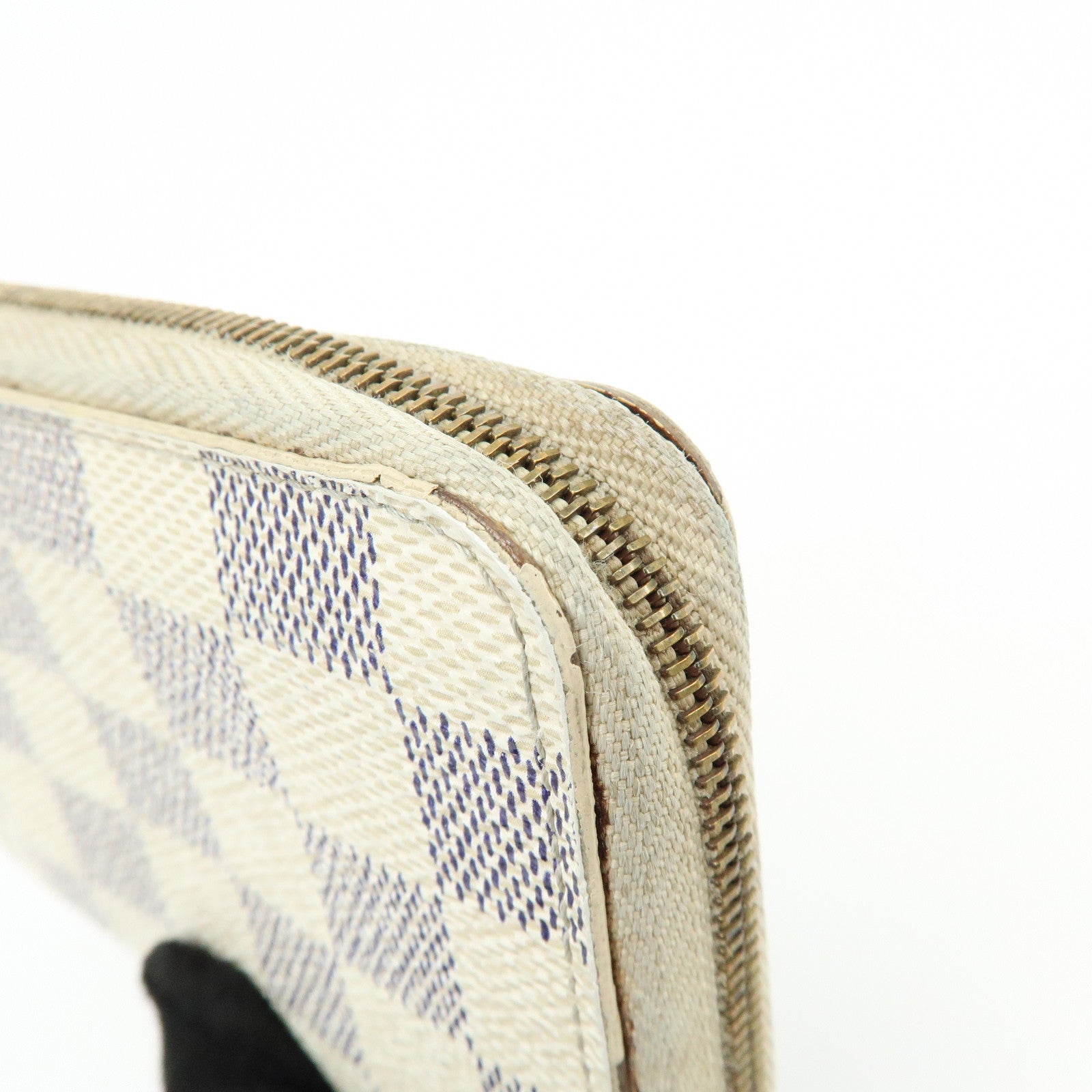Louis Vuitton Damier Azur Zippy Coin Purse Coin Case Ivory N63069