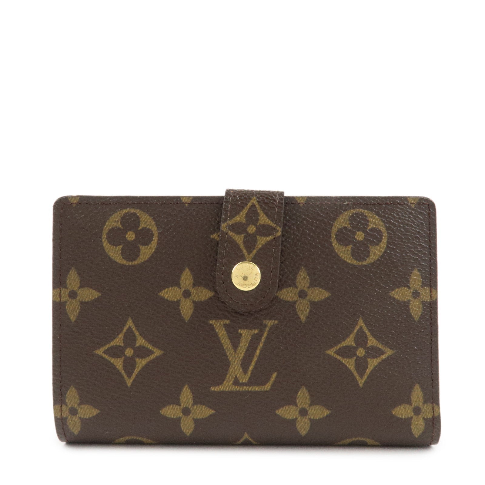 Louis Vuitton Monogram Porte Monnaie Billets Viennois Wallet M61663 Used