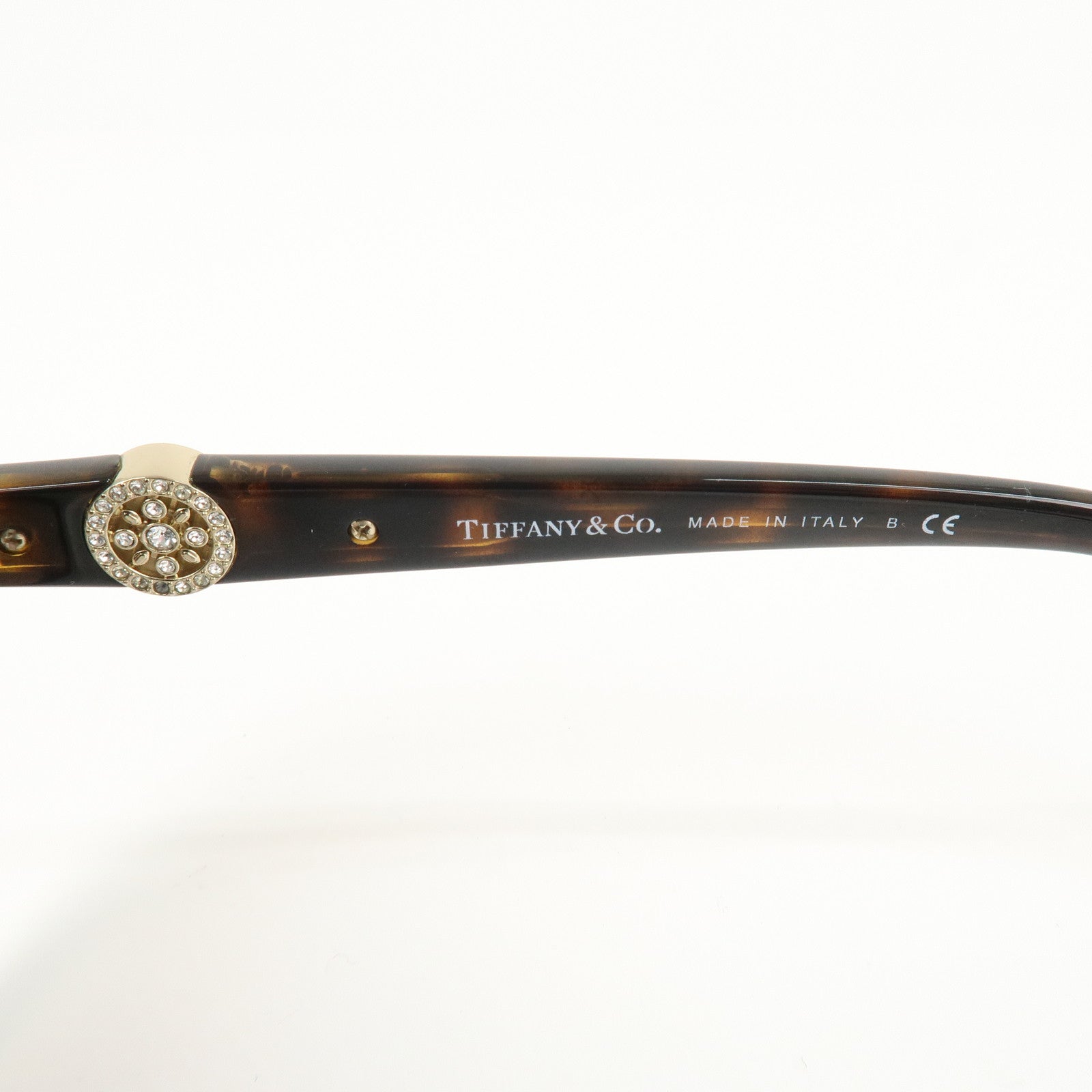 Tiffany&Co. Plastic Sunglasses 57□17 Brown TF 4118-B-F Used