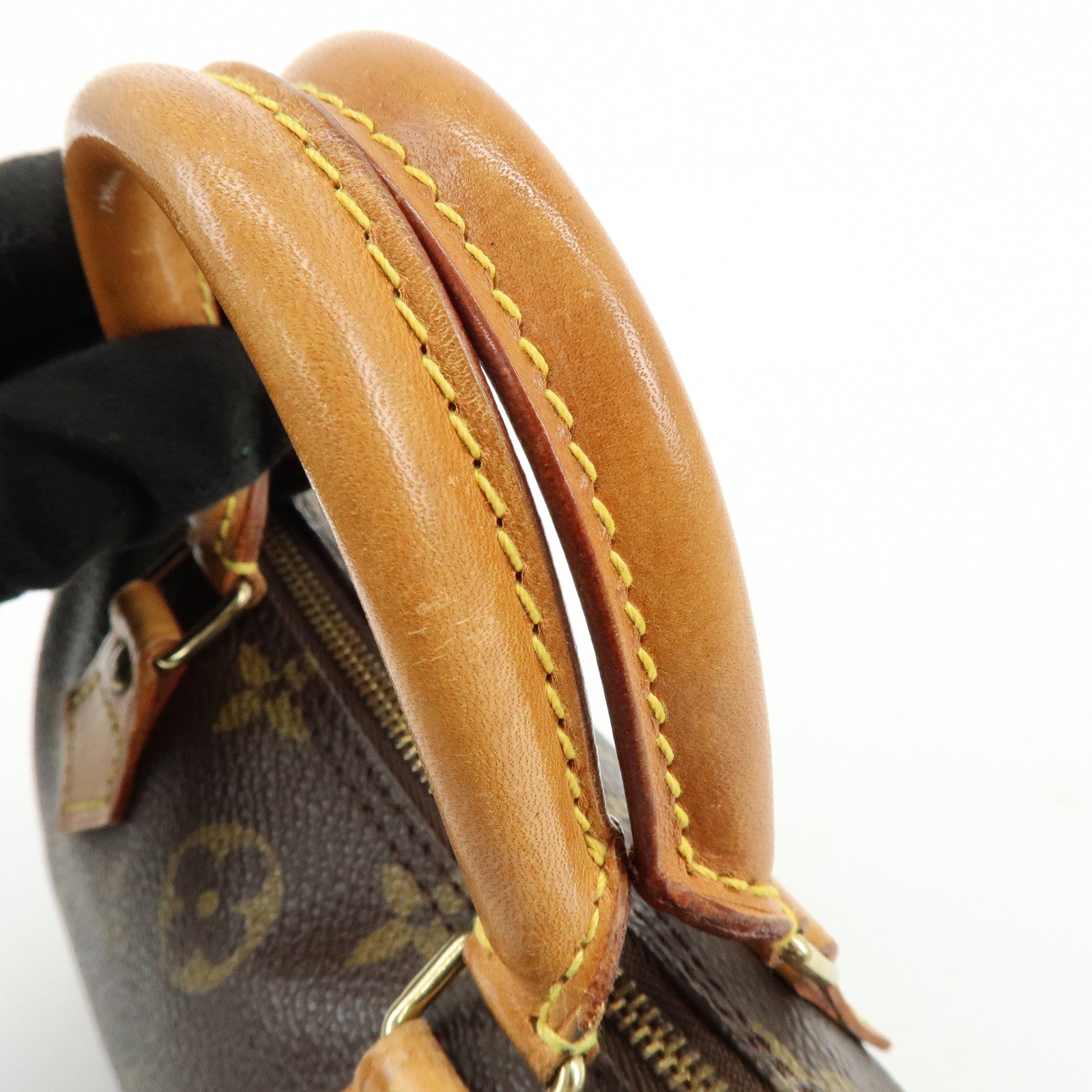 Louis Vuitton Monogram Mini Speedy Hand Bag & Strap Brown M41534