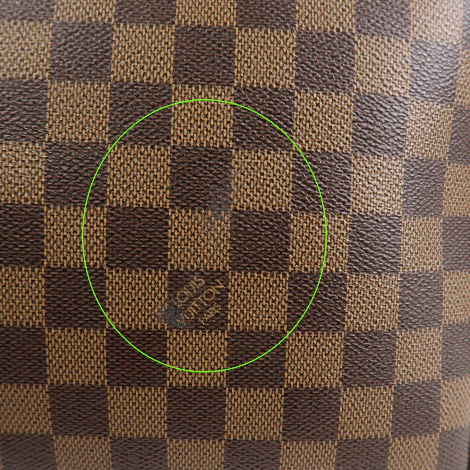 Louis Vuitton Damier Canvas Leather Ballorie Shoulder Bag N51123