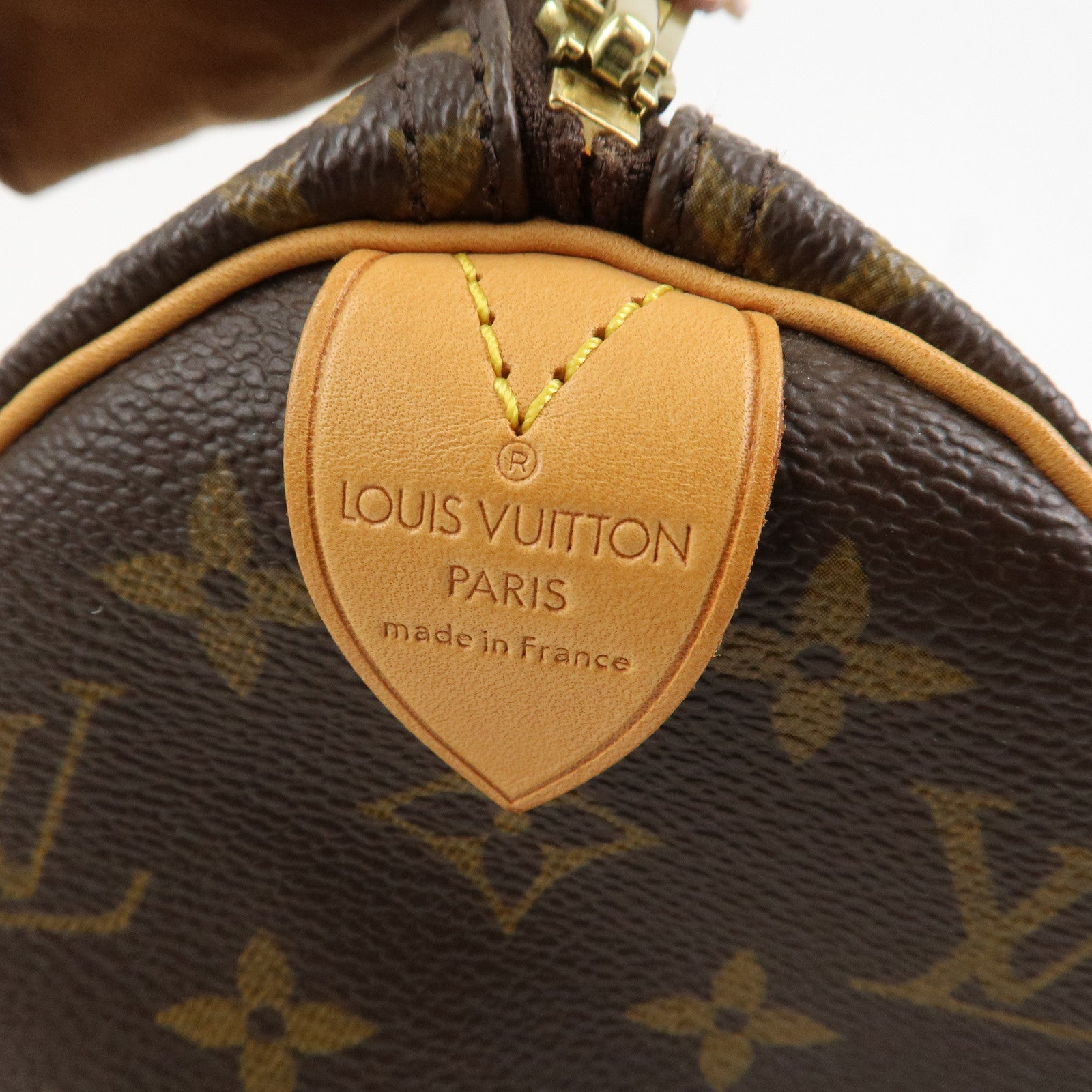 Louis Vuitton Monogram Speedy 25 Boston Bag Brown M41528