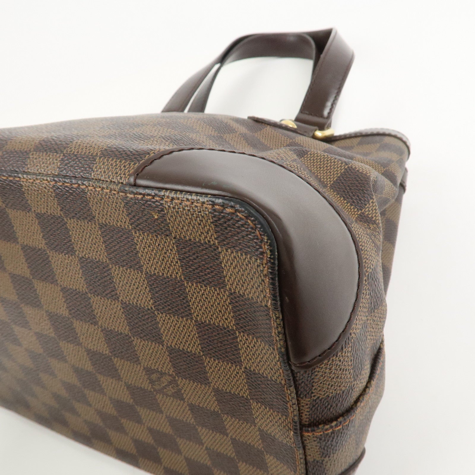 Louis Vuitton Damier Ebene Hampstead PM Hand Bag Tote Bag N51205