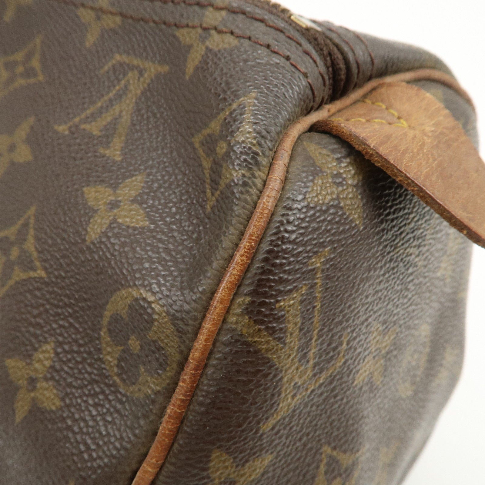 Louis Vuitton Monogram Speedy 40 Hand Bag Boston Bag Brown M41522