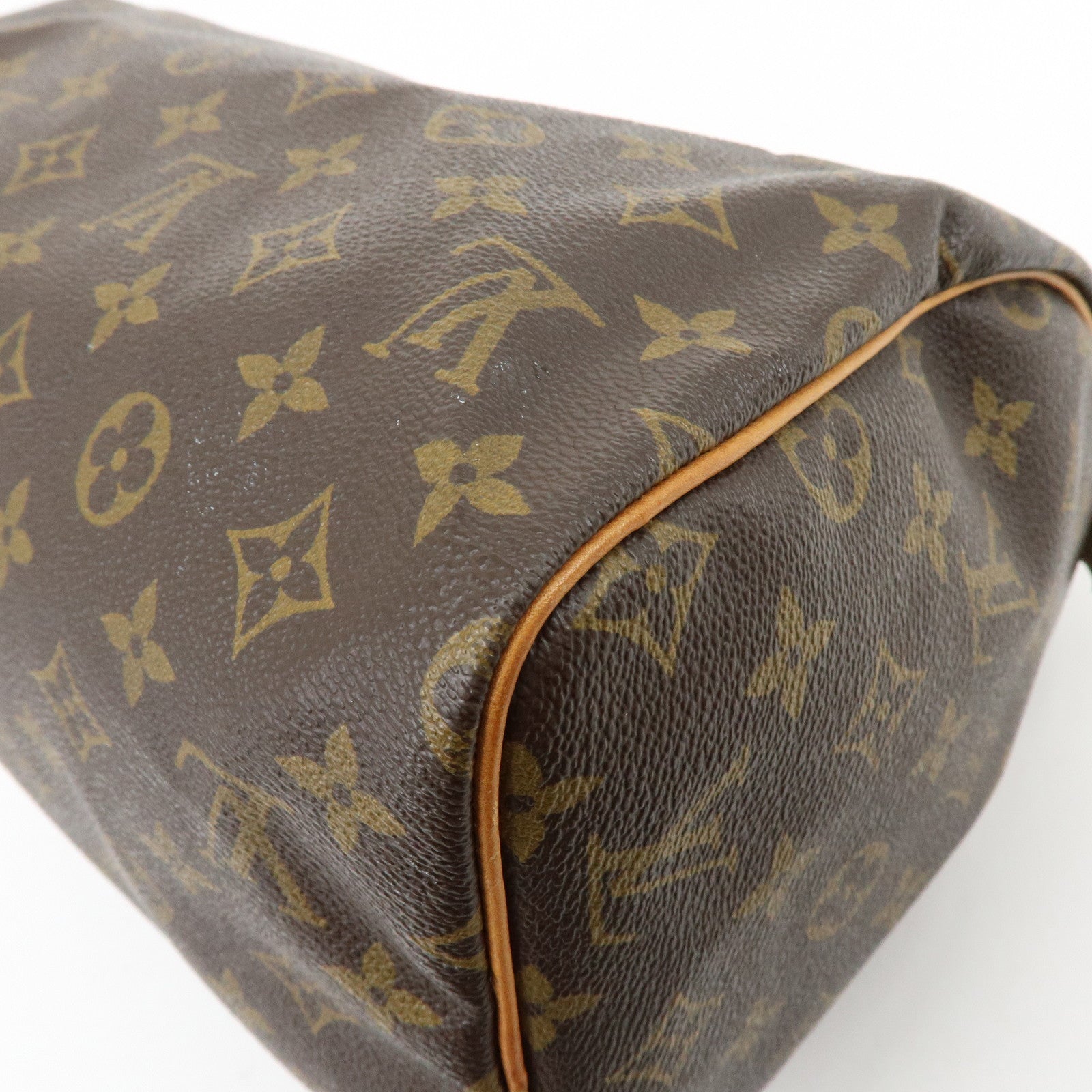 Louis Vuitton Monogram Speedy 30 Boston Bag Hand Bag Brown M41526