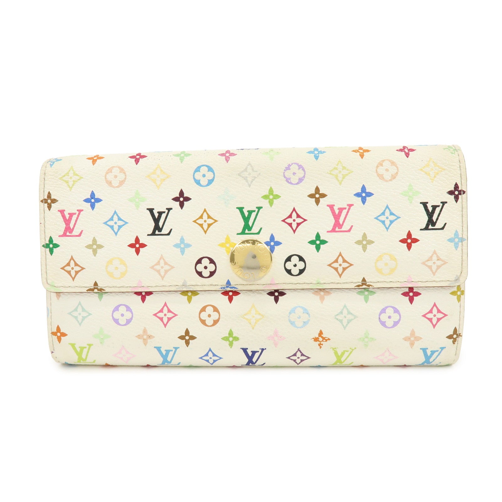 Louis Vuitton Monogram Multicolor Portefeuille Sarah Wallet M93532