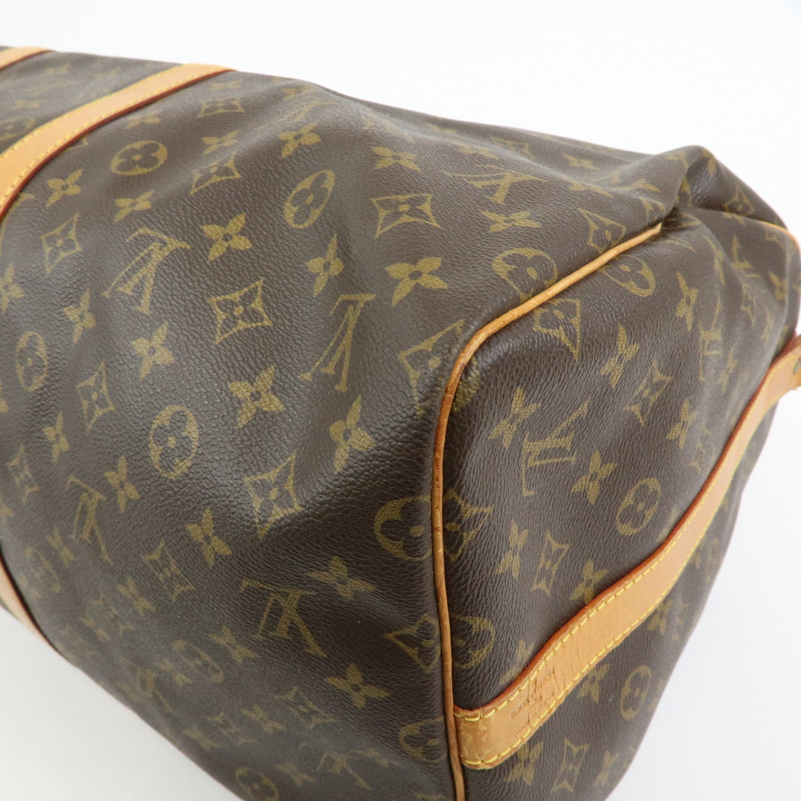 Louis Vuitton Monogram Keep All Bandouliere 55 Boston Bag M41414