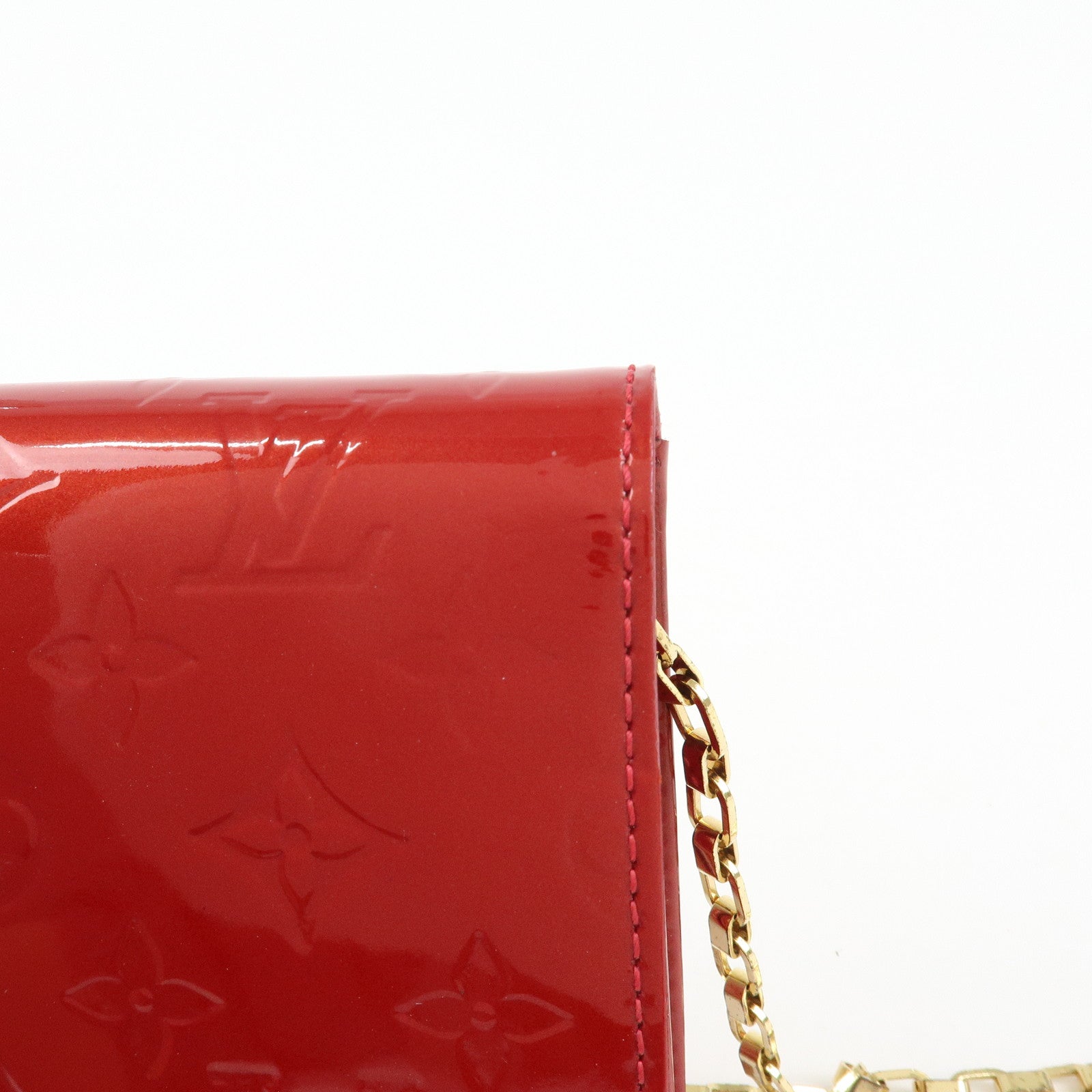 Louis Vuitton Monogram Vernis Leather Clutch Ana 3Way Bag M90095