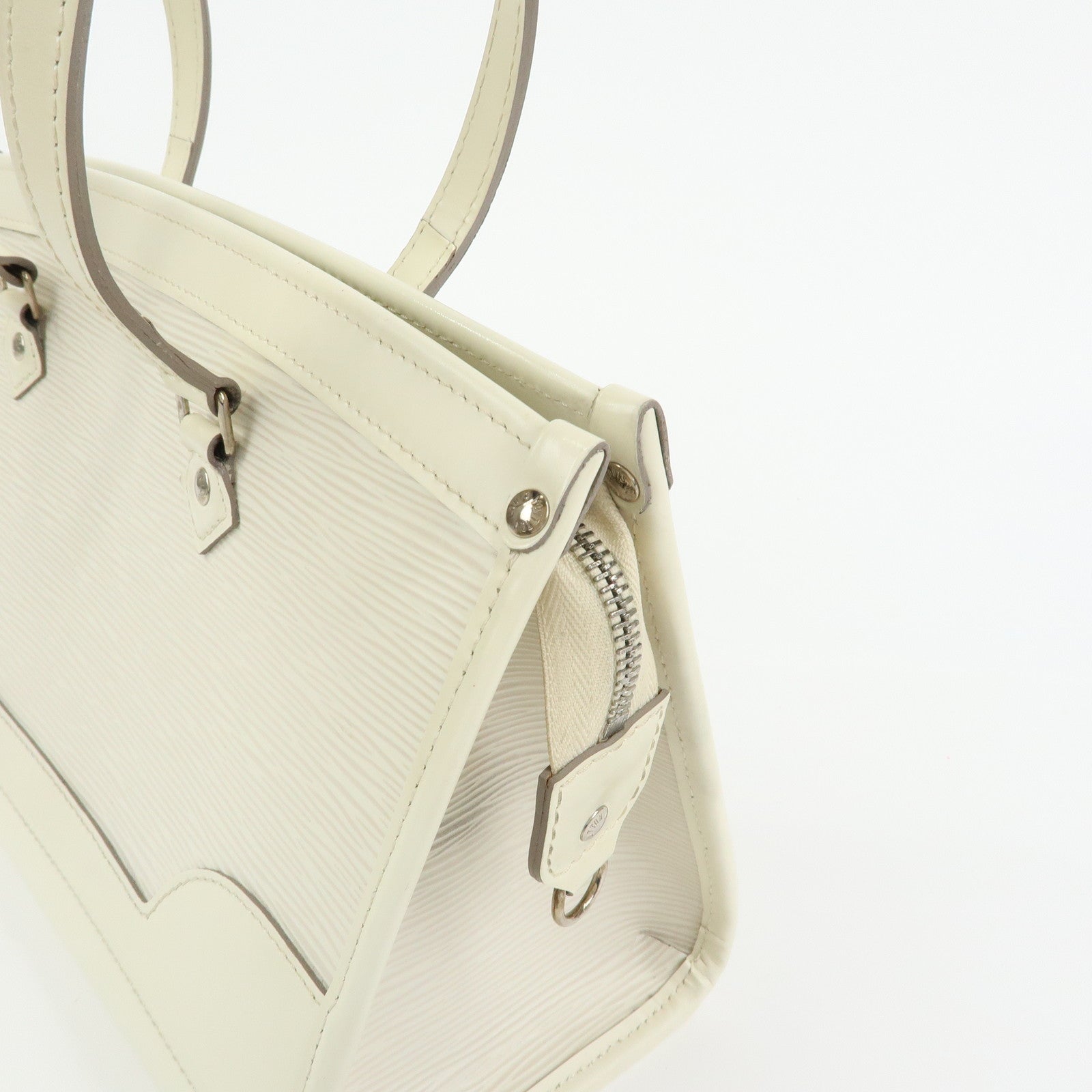 Louis Vuitton Epi Madeleine PM Hand Bag Ivoire White M5933J