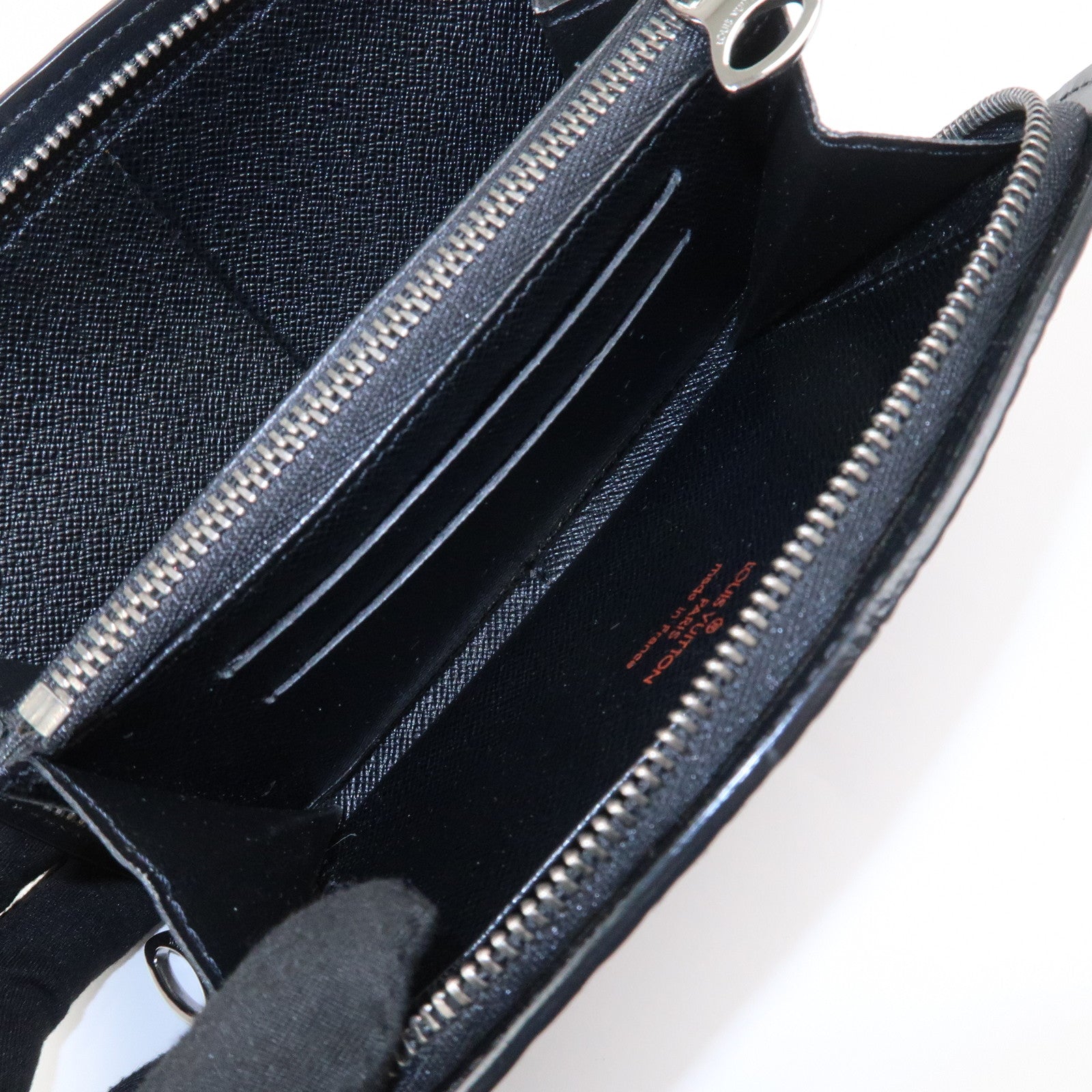 Louis Vuitton EpiZ Epi Leather Portefeuille Coin Case Noir M63442