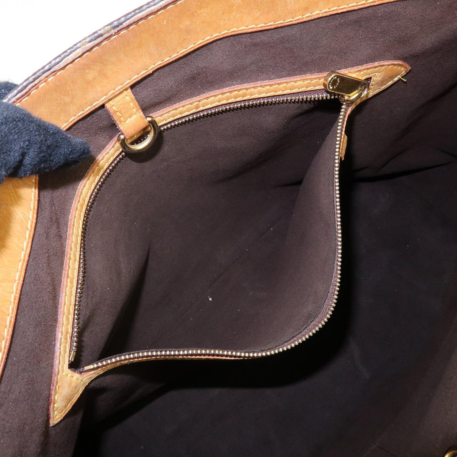 Louis Vuitton Monogram Wilshire MM Tote Bag Brown M45644
