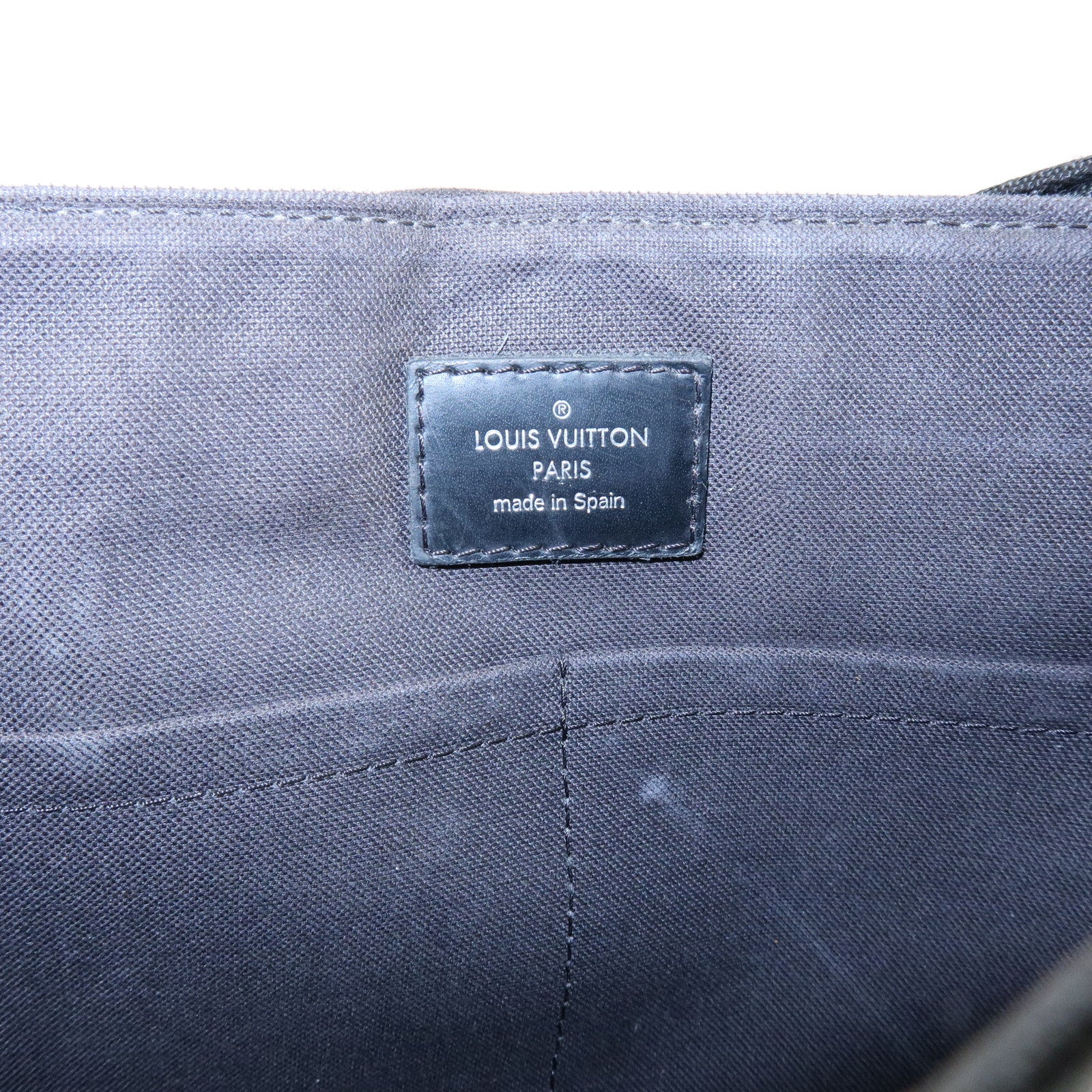 Louis Vuitton Damier Graphite District PM Shoulder Bag Noir N41260