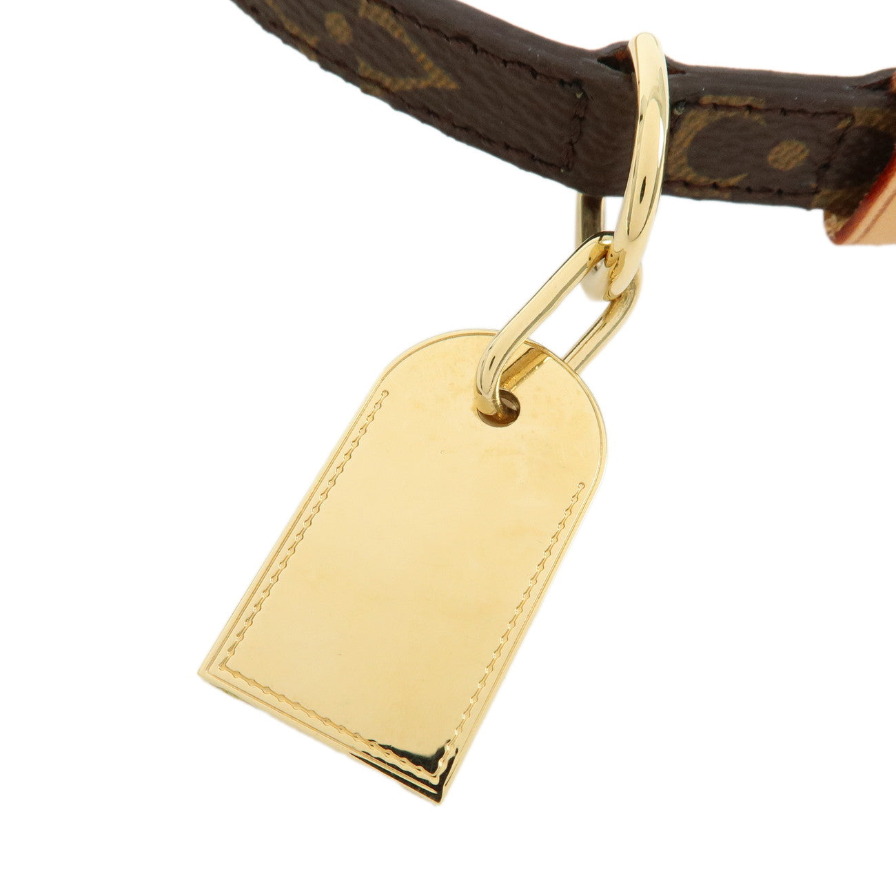Louis Vuitton Monogram Canvas Collier Baxter XS Dog Collar M58073