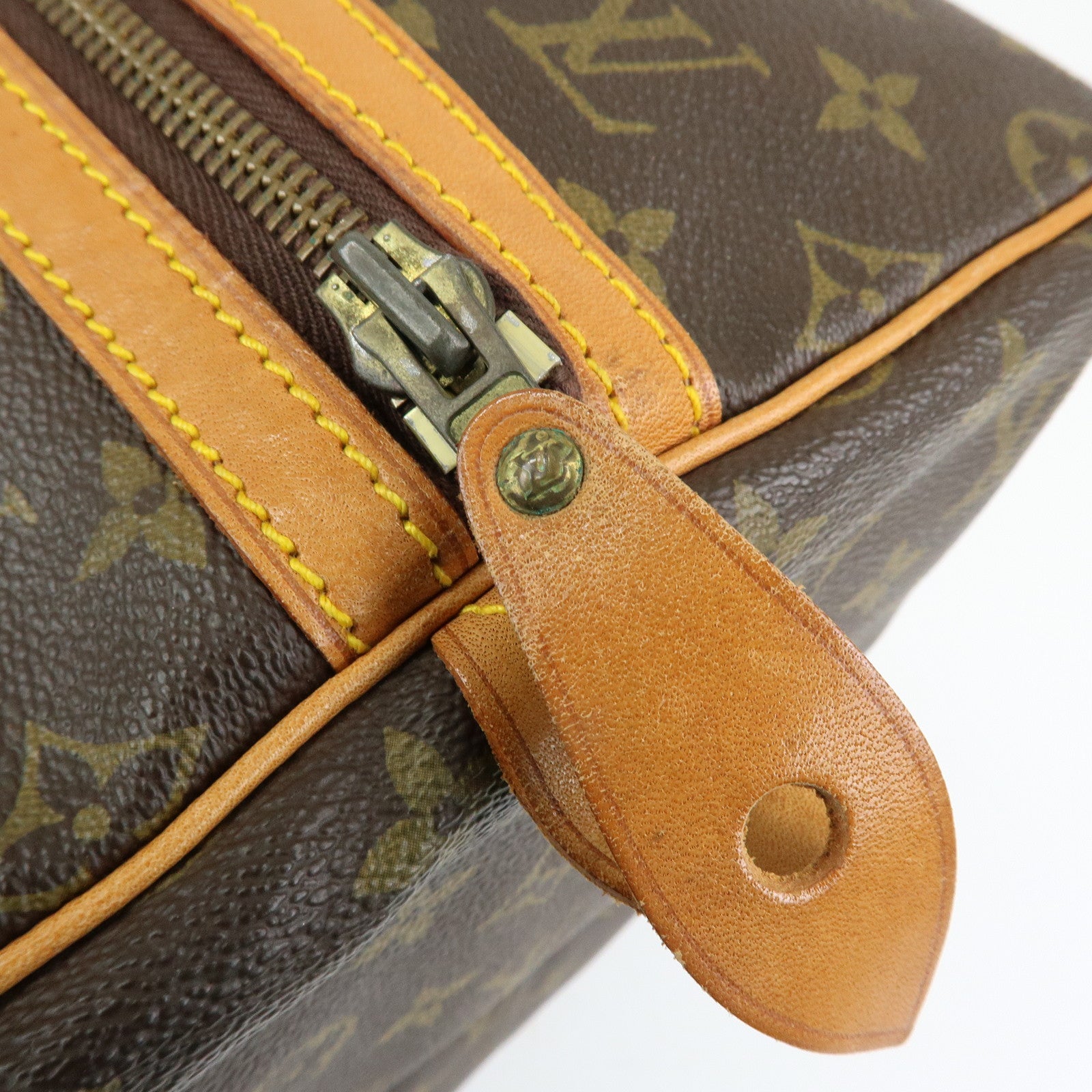 Louis Vuitton Monogram Sac Souple 55 Boston Bag Brown M41622