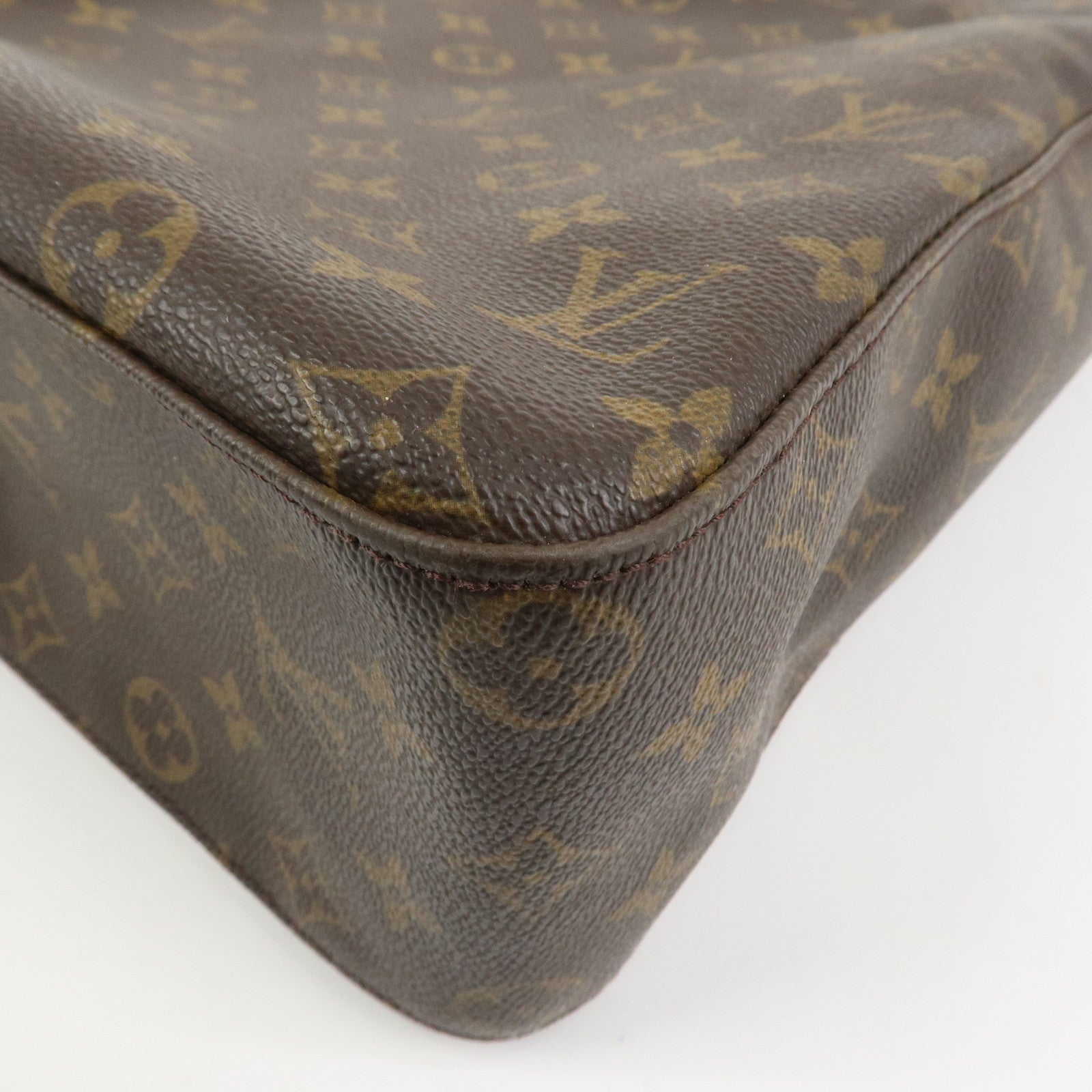 Louis Vuitton Monogram Looping GM Shoulder Bag Brown M51145