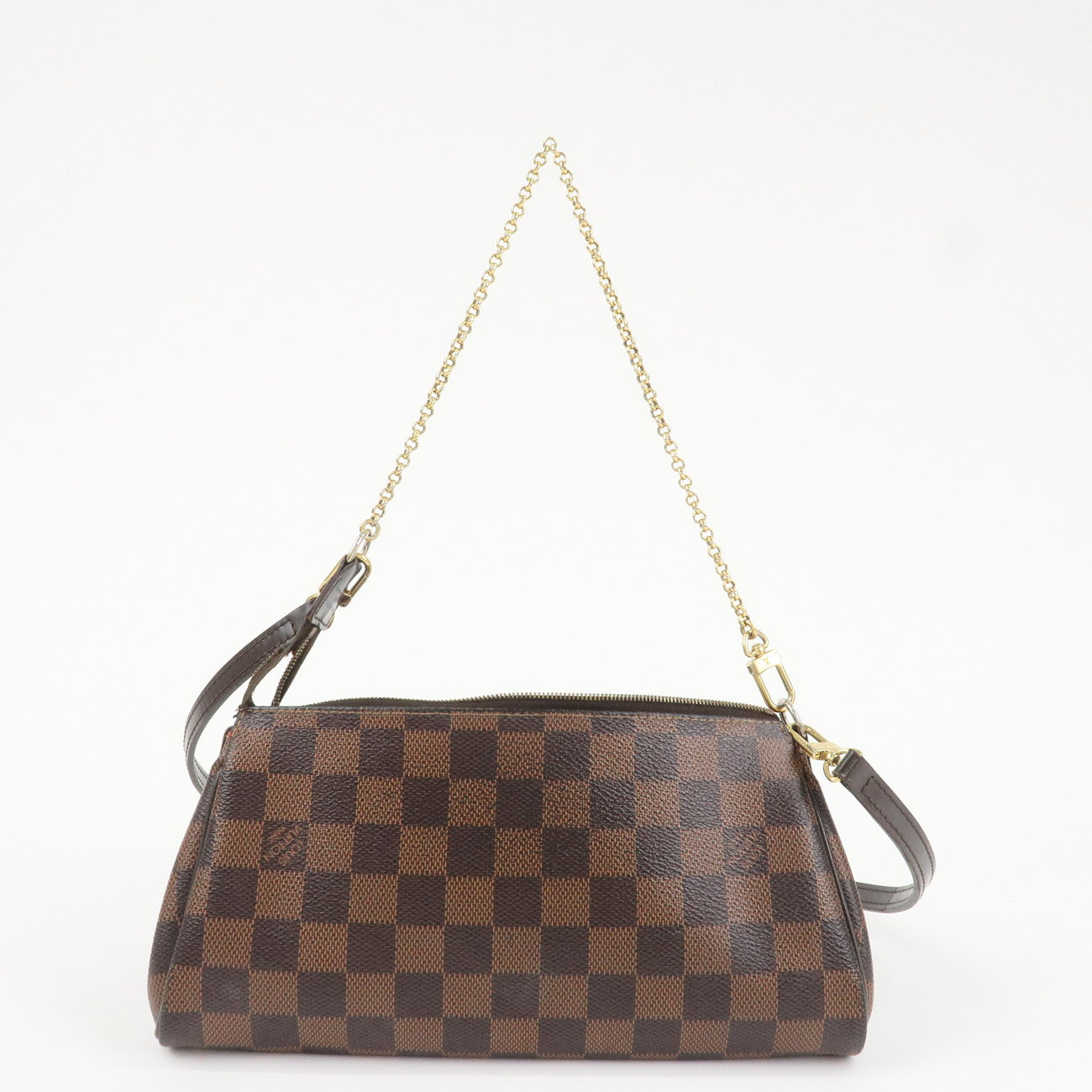 Louis Vuitton Damier Eva 2Way Hand Shoulder Bag Damier Ebene N55213 Used
