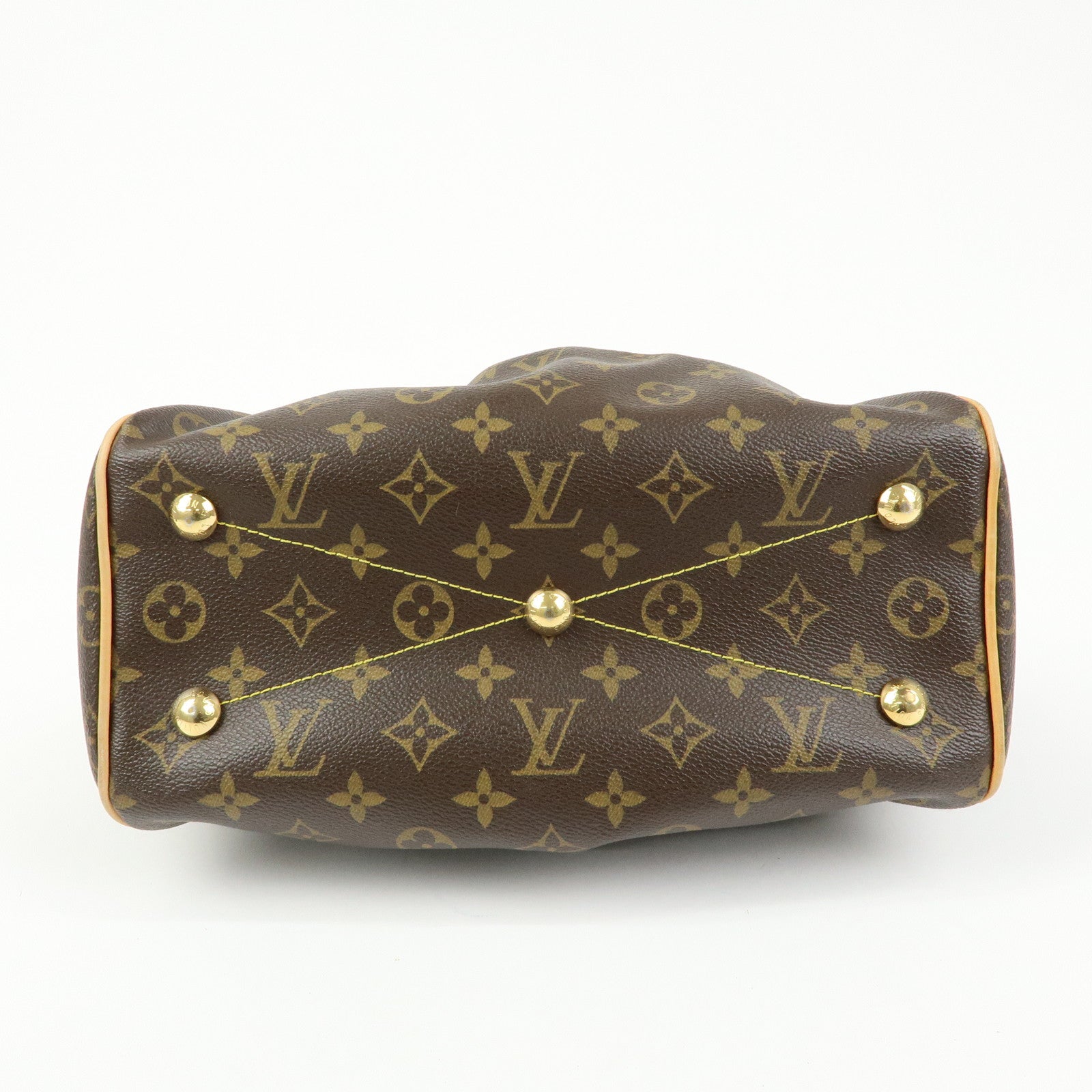 Louis Vuitton Monogram Tivoli PM Hand Bag Shoulder Bag Brown M40143
