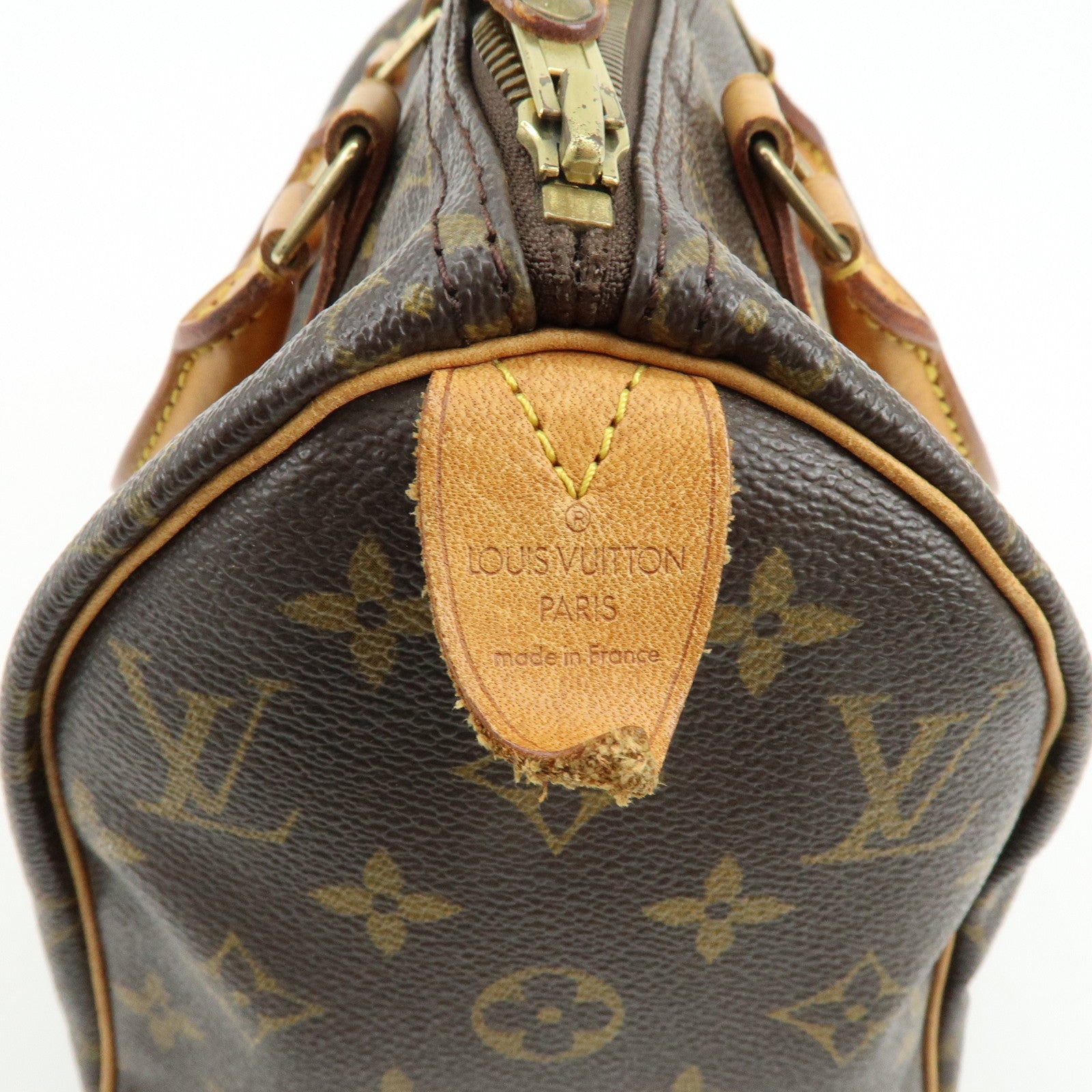Louis Vuitton Monogram Speedy 25 Boston Bag Hand Bag Brown M41528