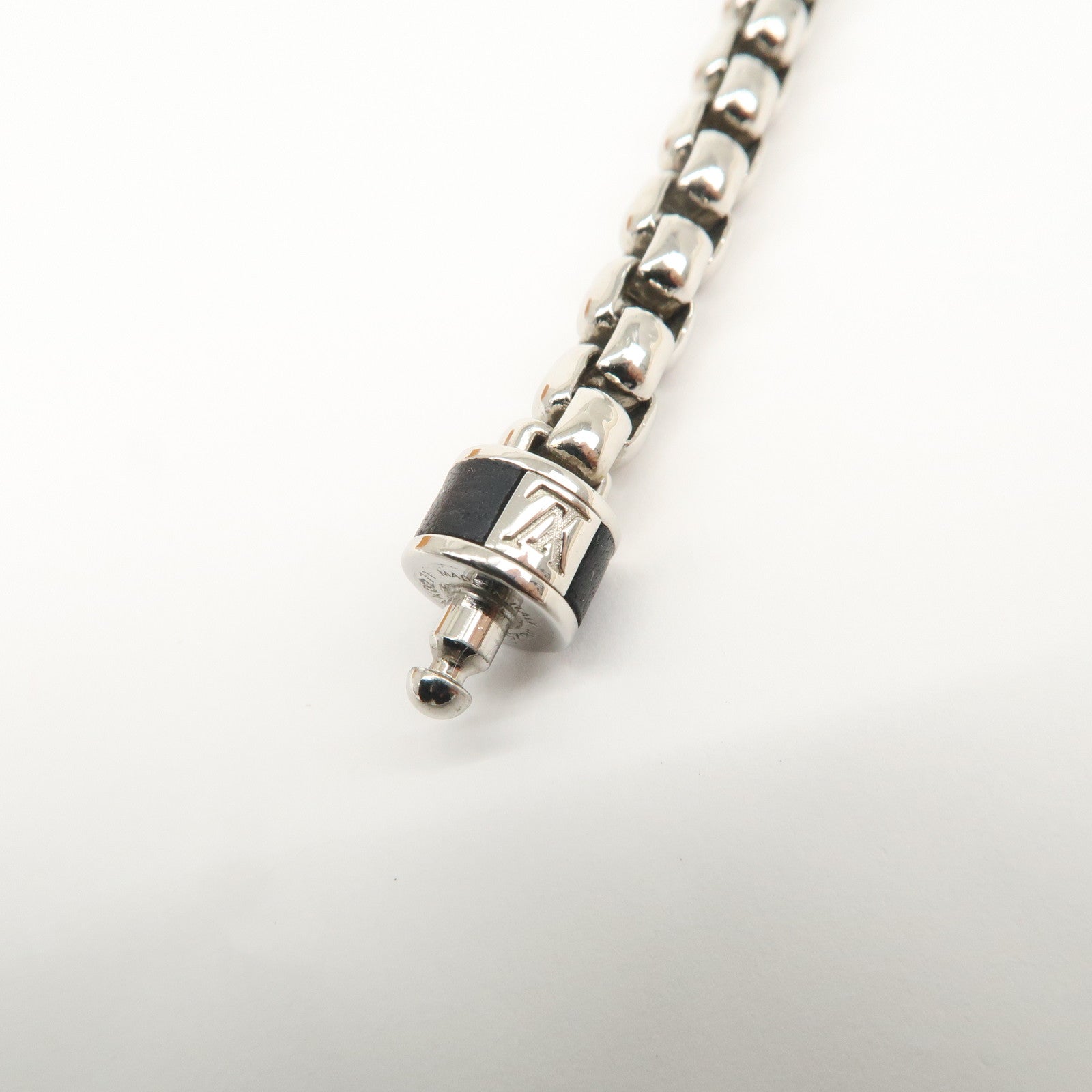 Louis Vuitton Monogram Eclips Monogram Metal Chain Bracelet M62592