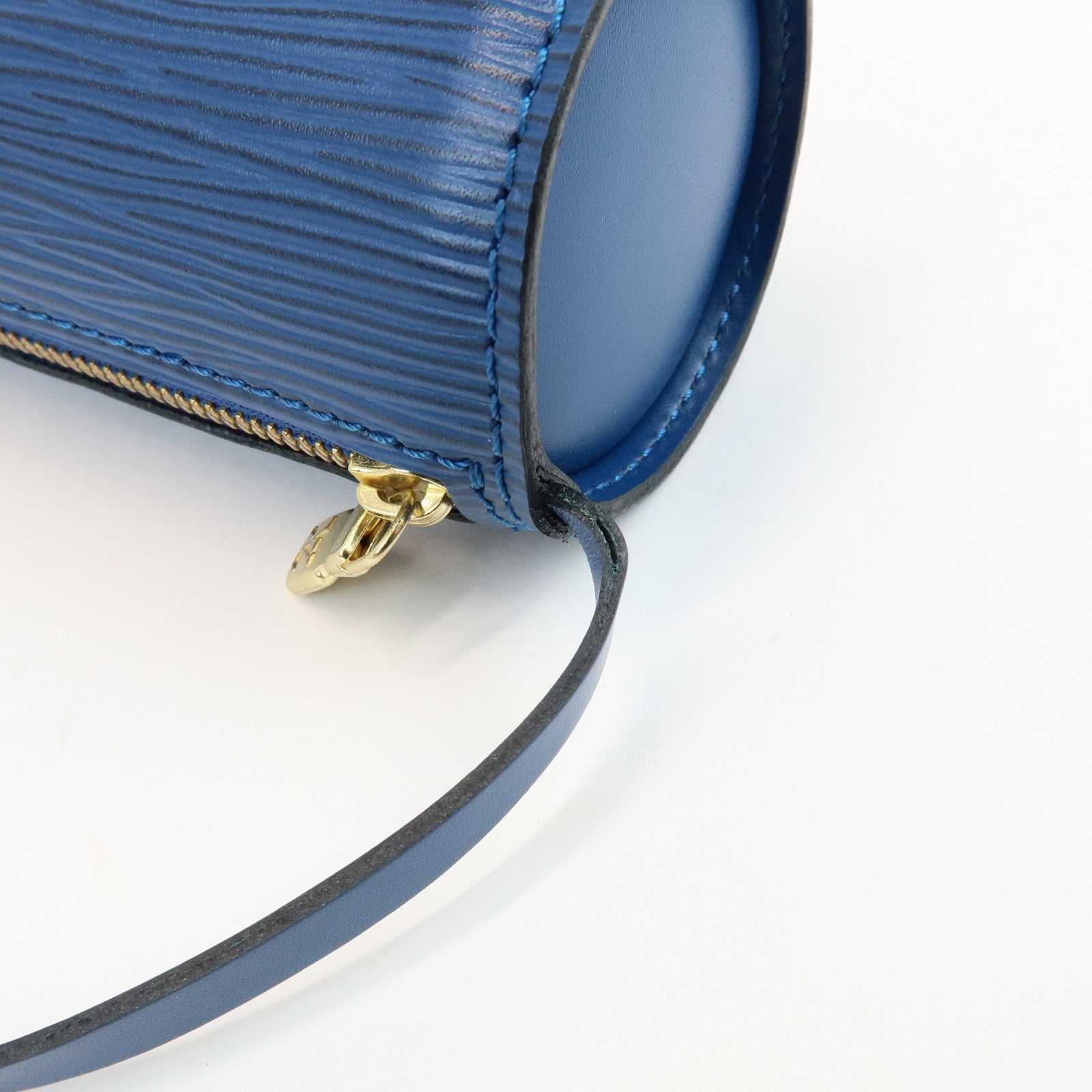 Louis Vuitton Epi Soufflot Shoulder Bag Hand Bag Toledo Blue M52225