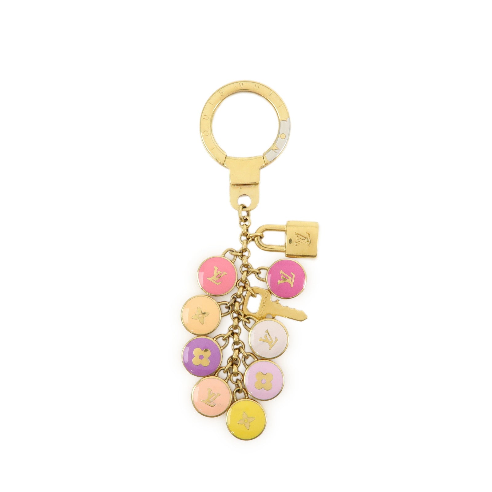 Louis Vuitton Porte Cles Pastilles Metal Bag Charm Key Chain M65646