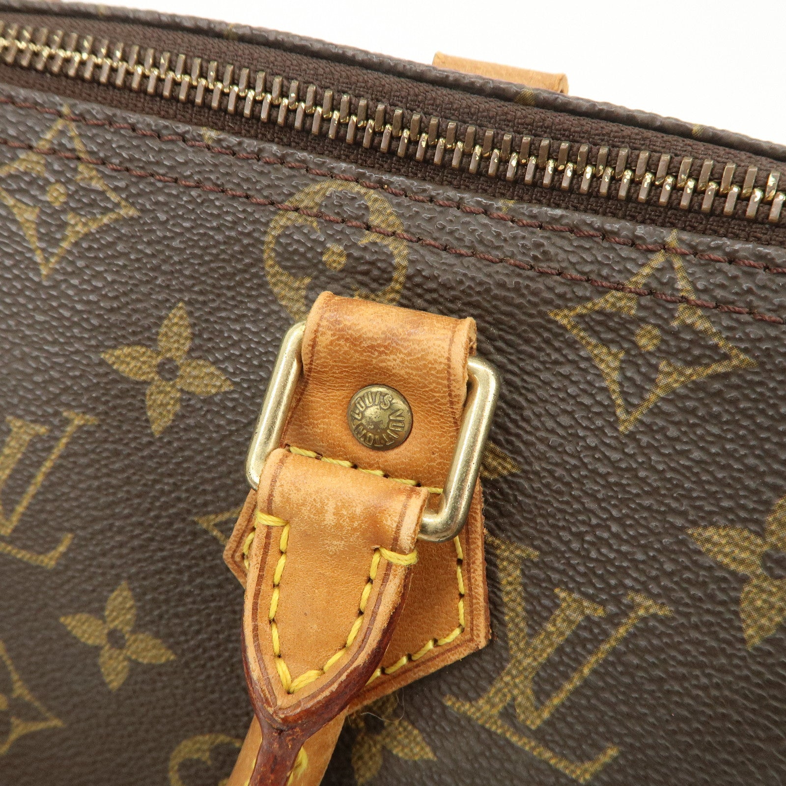 Louis Vuitton Monogram Speedy 25 Boston Bag Hand Bag Brown M41528