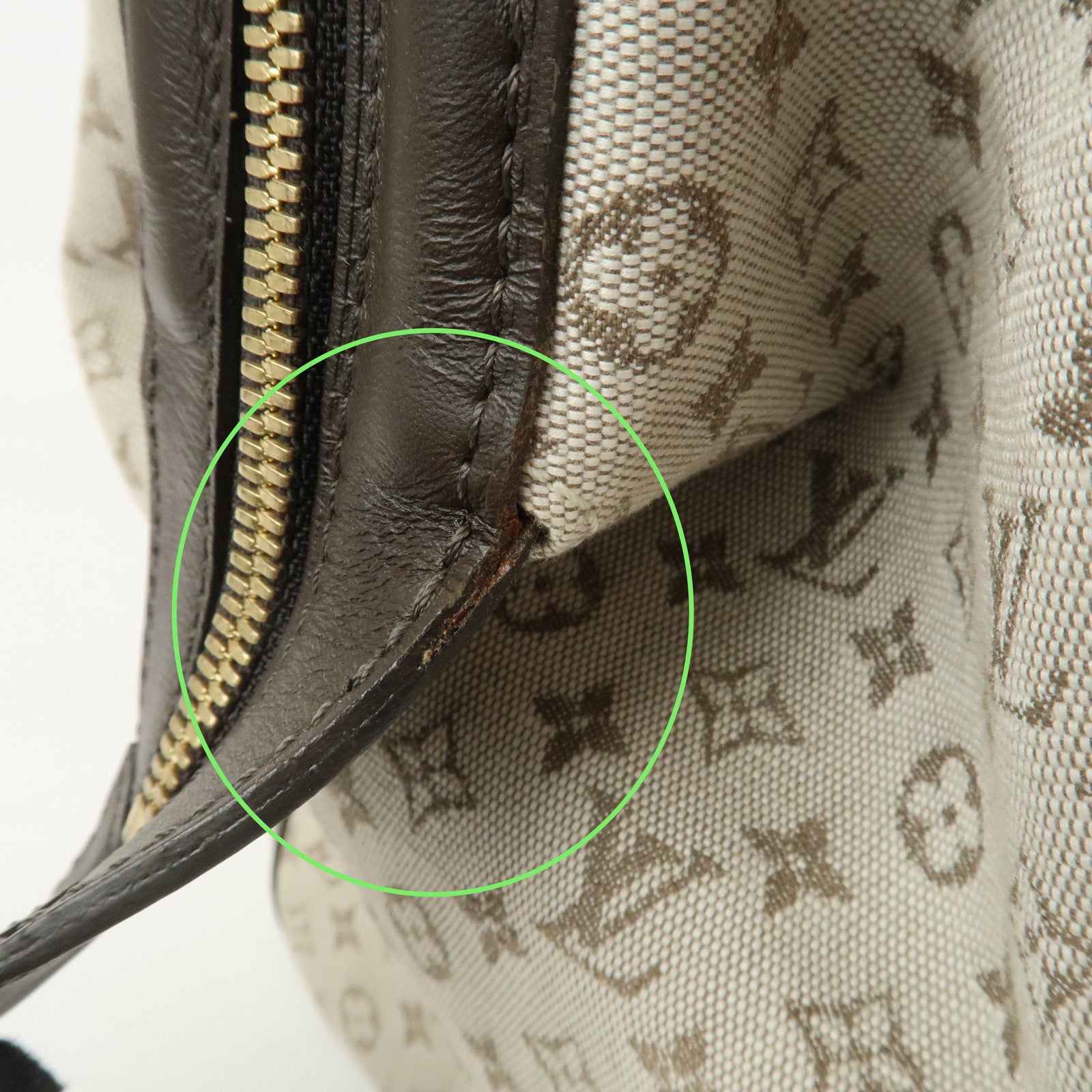 Louis Vuitton Monogram Mini Canvas Josephine GM Khaki M92310